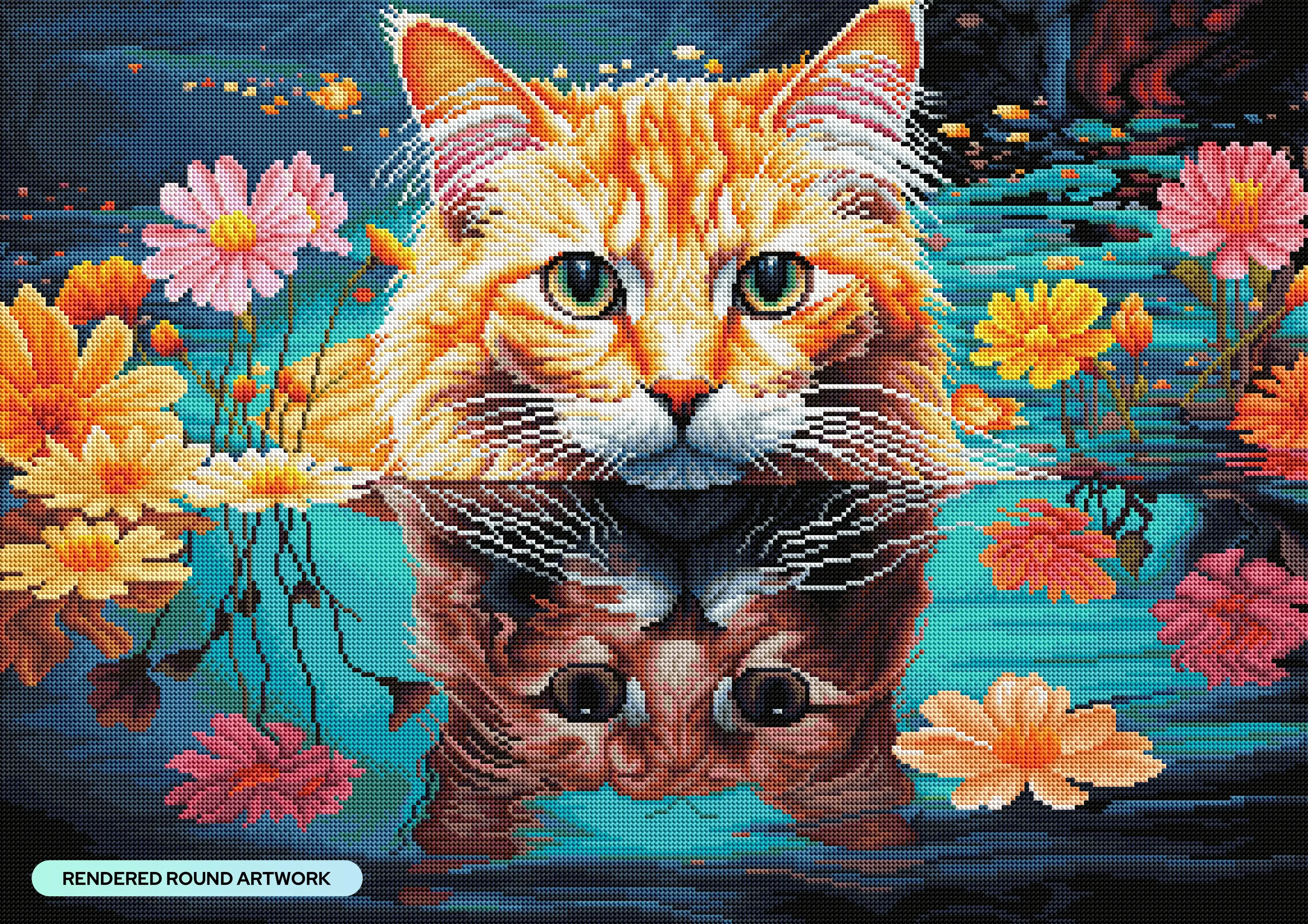 Feline Reflection