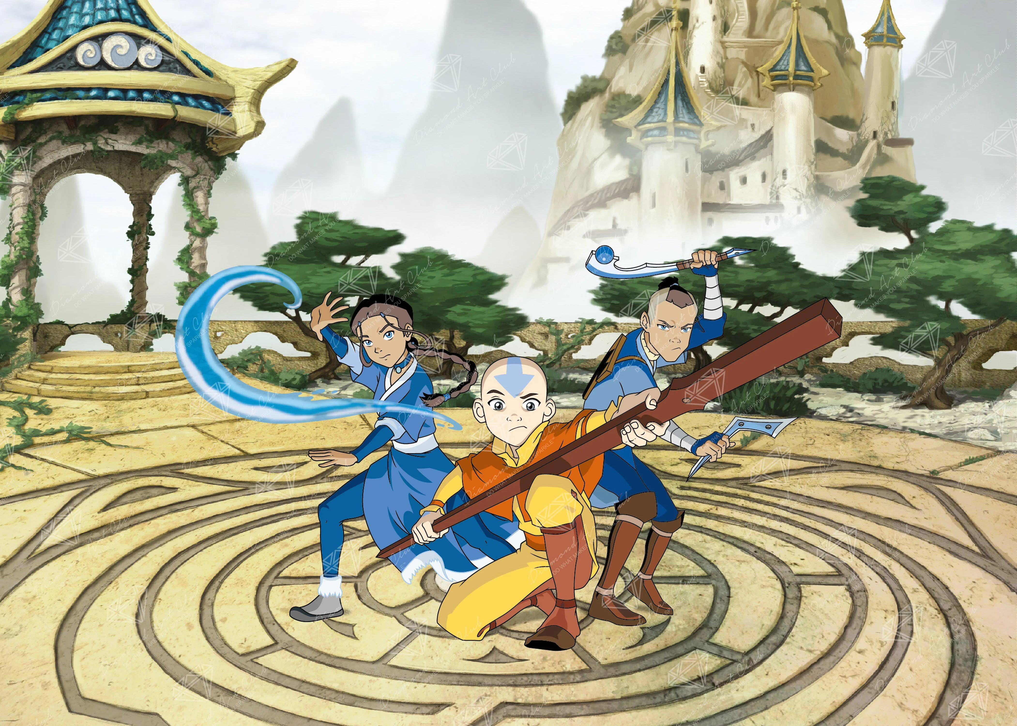 Aang, Katara, & Sokka