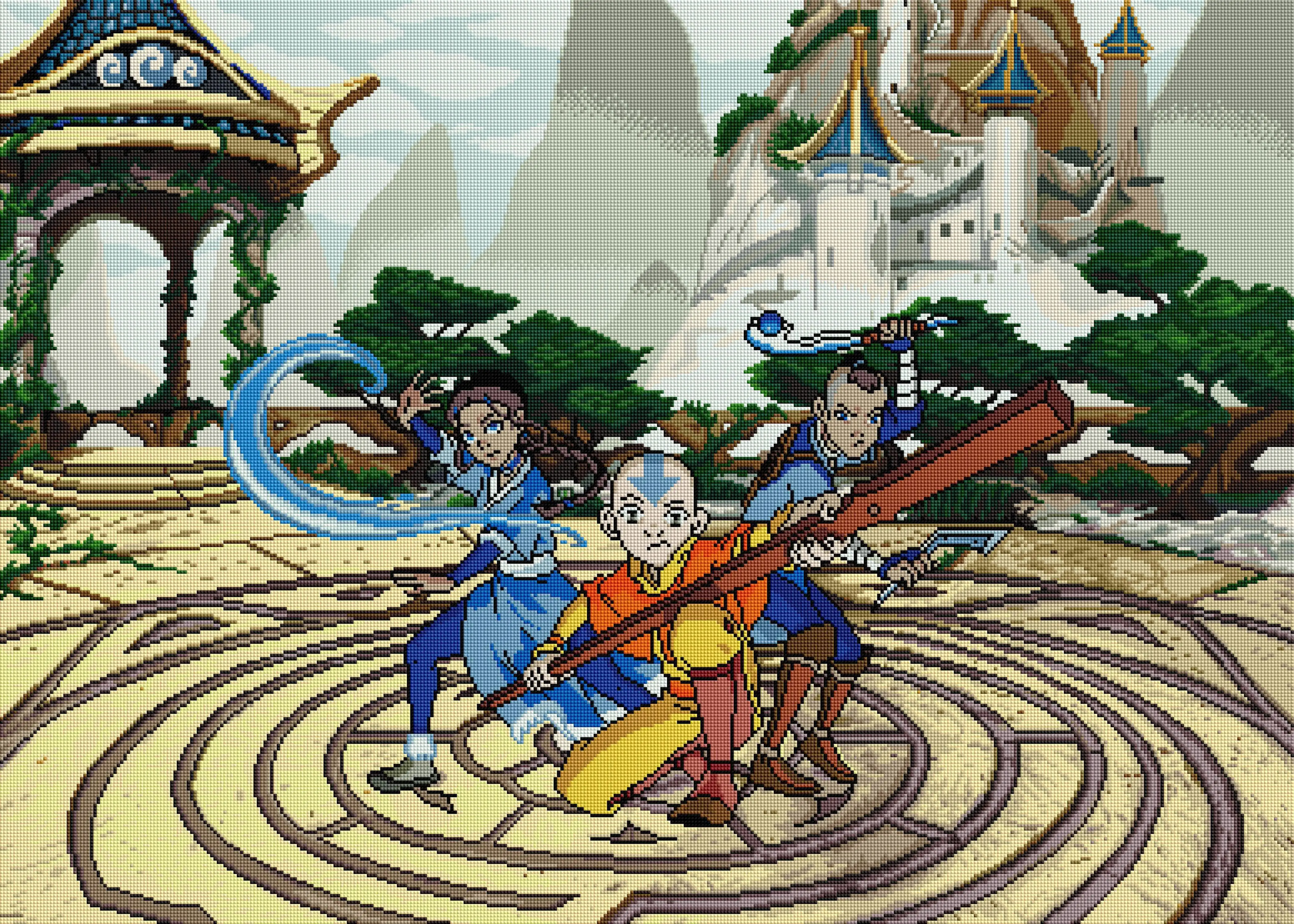 Aang, Katara, & Sokka