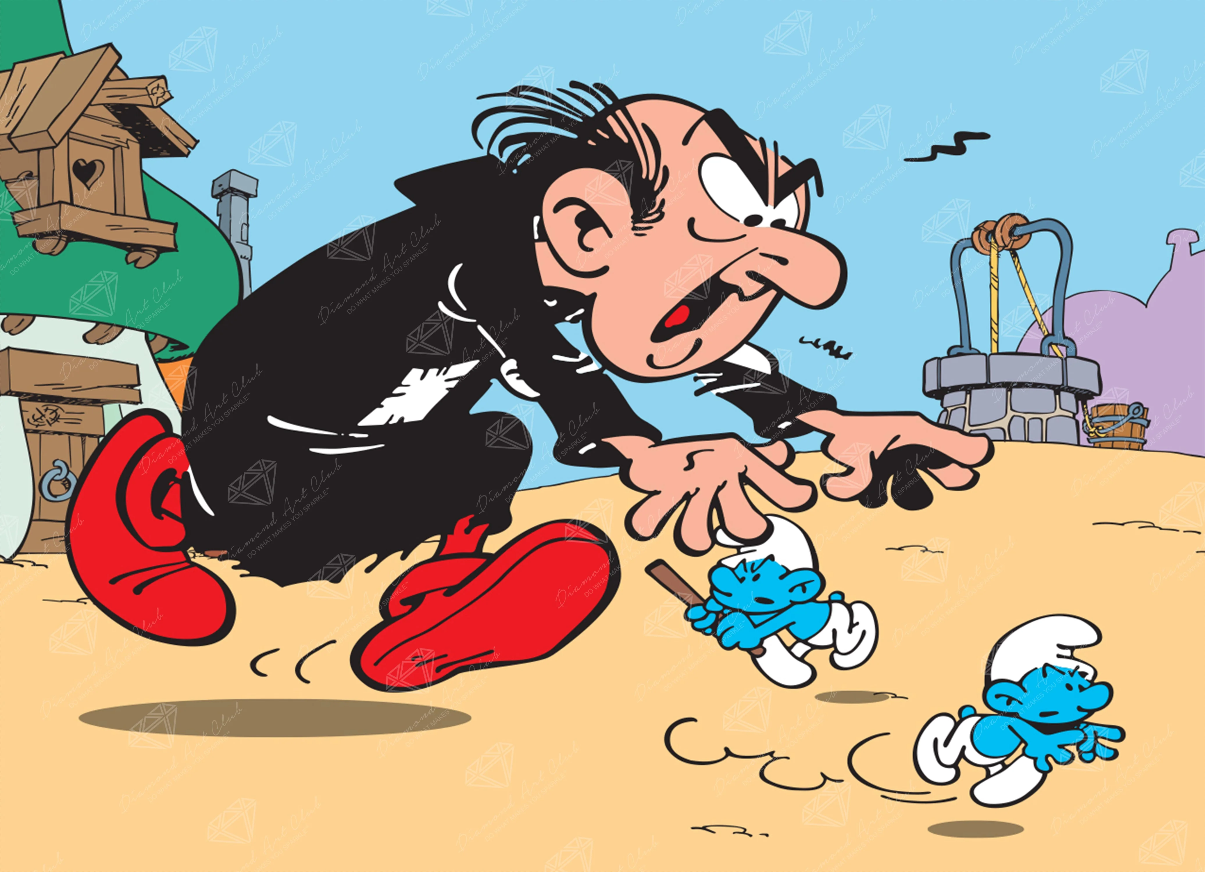 Gargamel Chasing Smurfsâ¢
