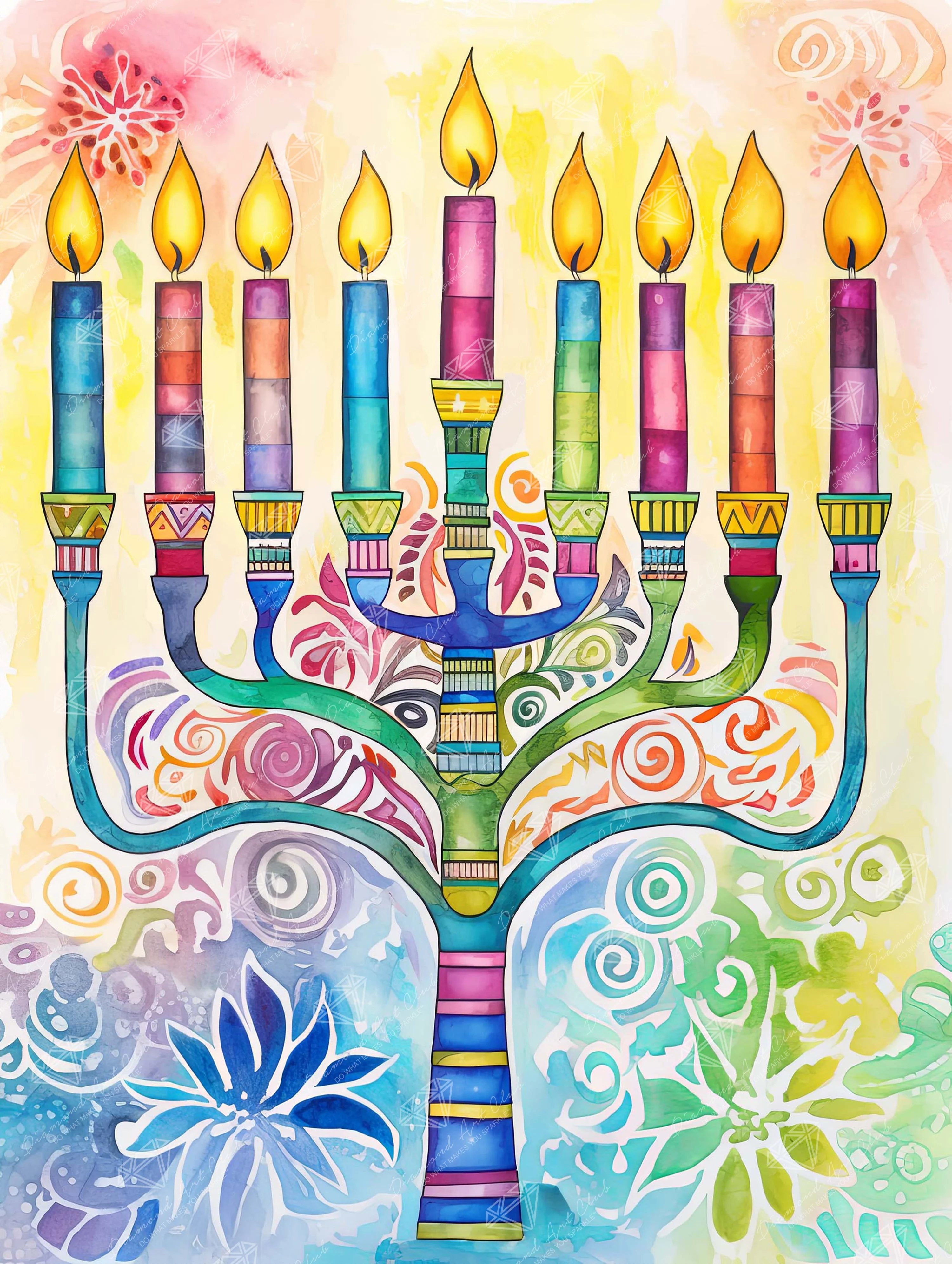 Golden Menorah