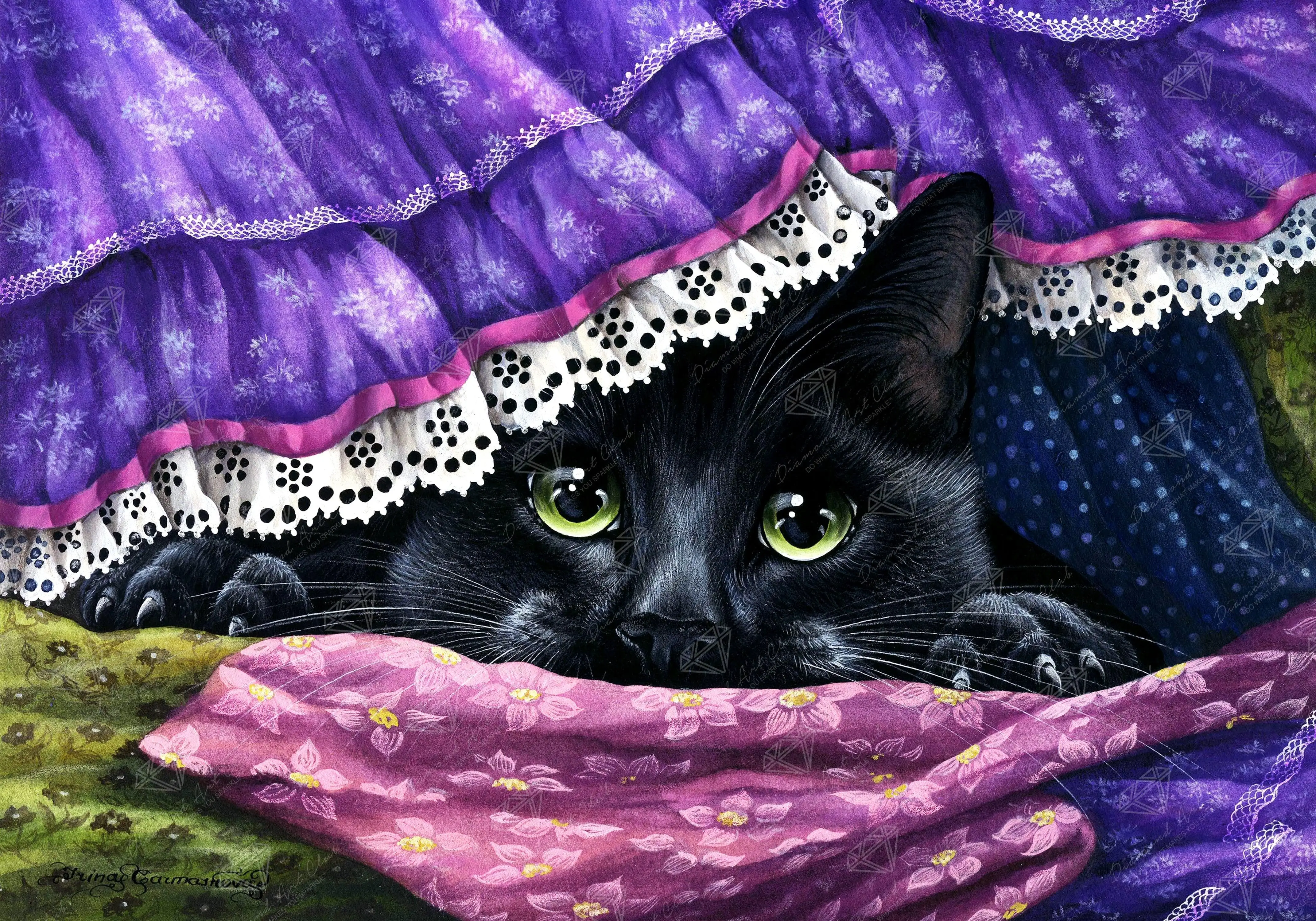 Hidden Under the Antique Fabric