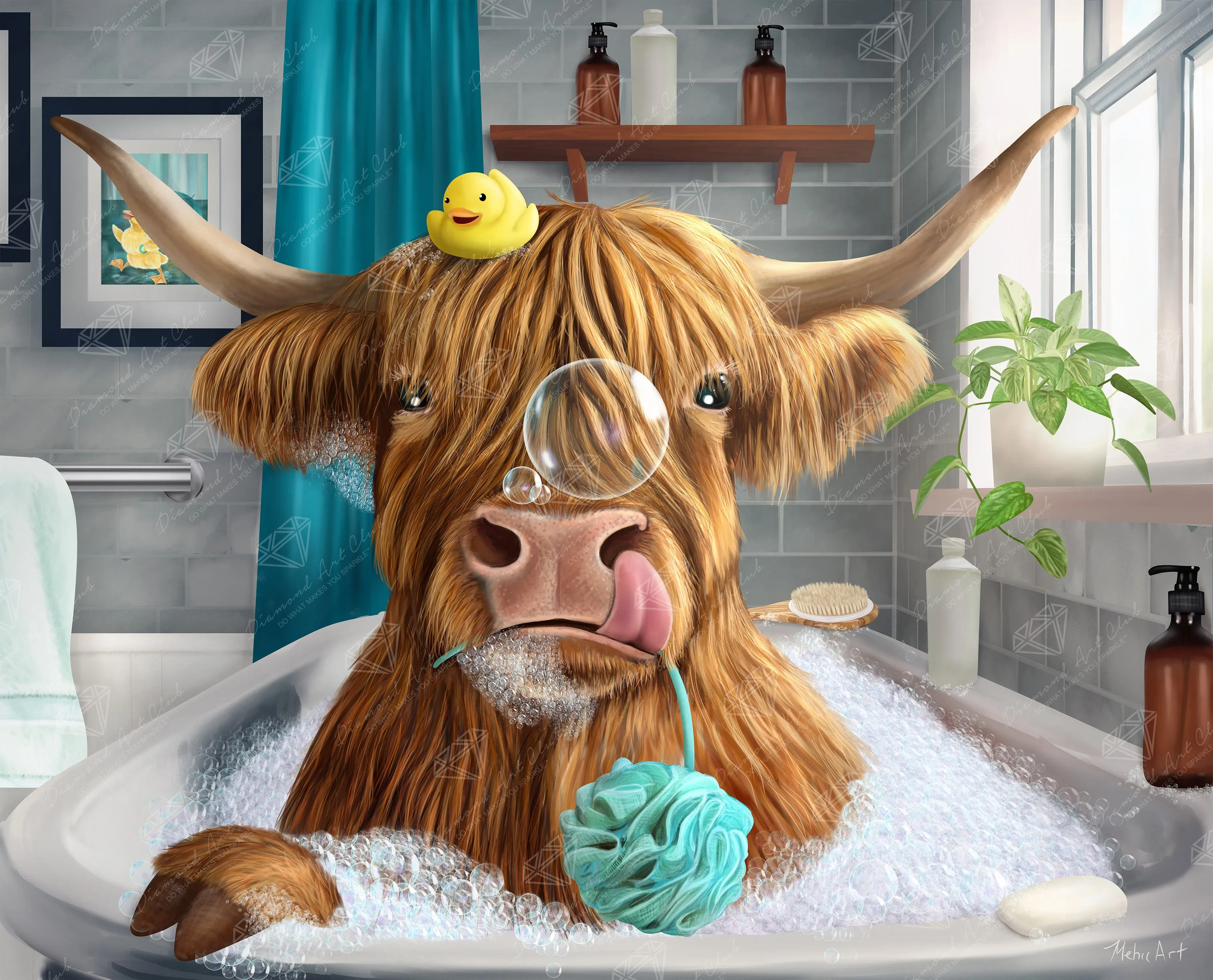Highland Cow Bubble Bath