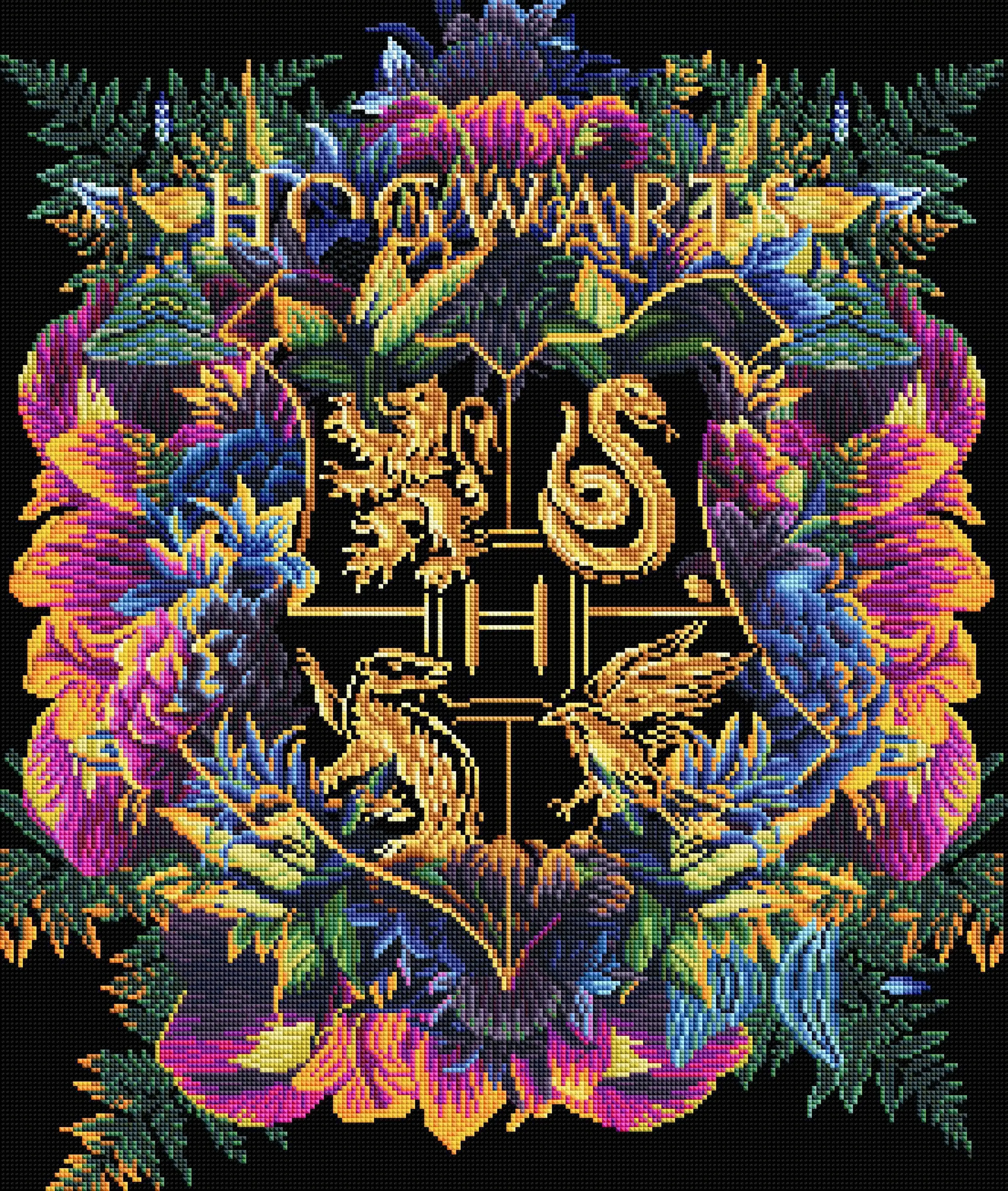 Hogwartsâ¢ Crest - Fine Oddities (Black)