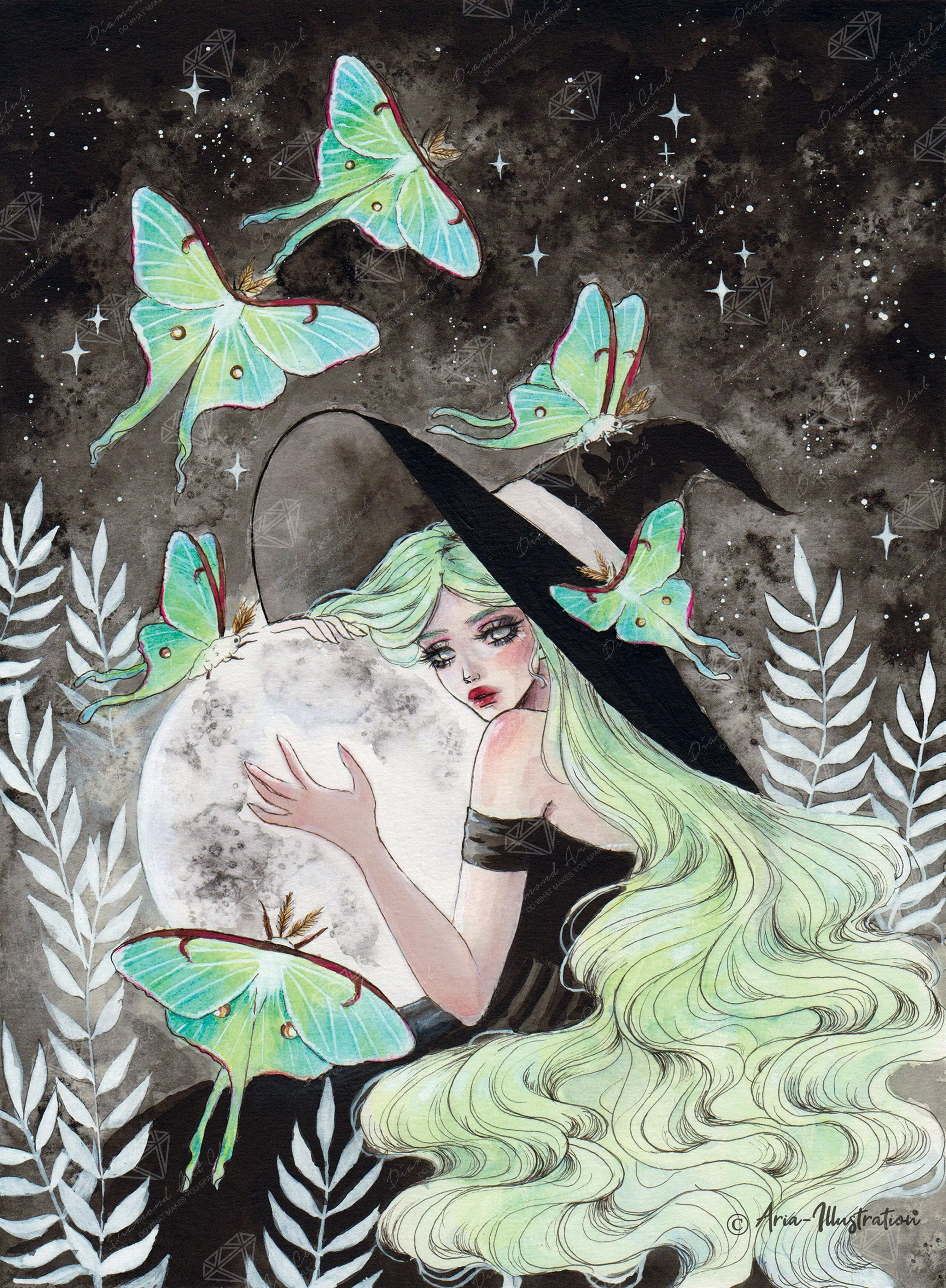 Luna Moth Witch