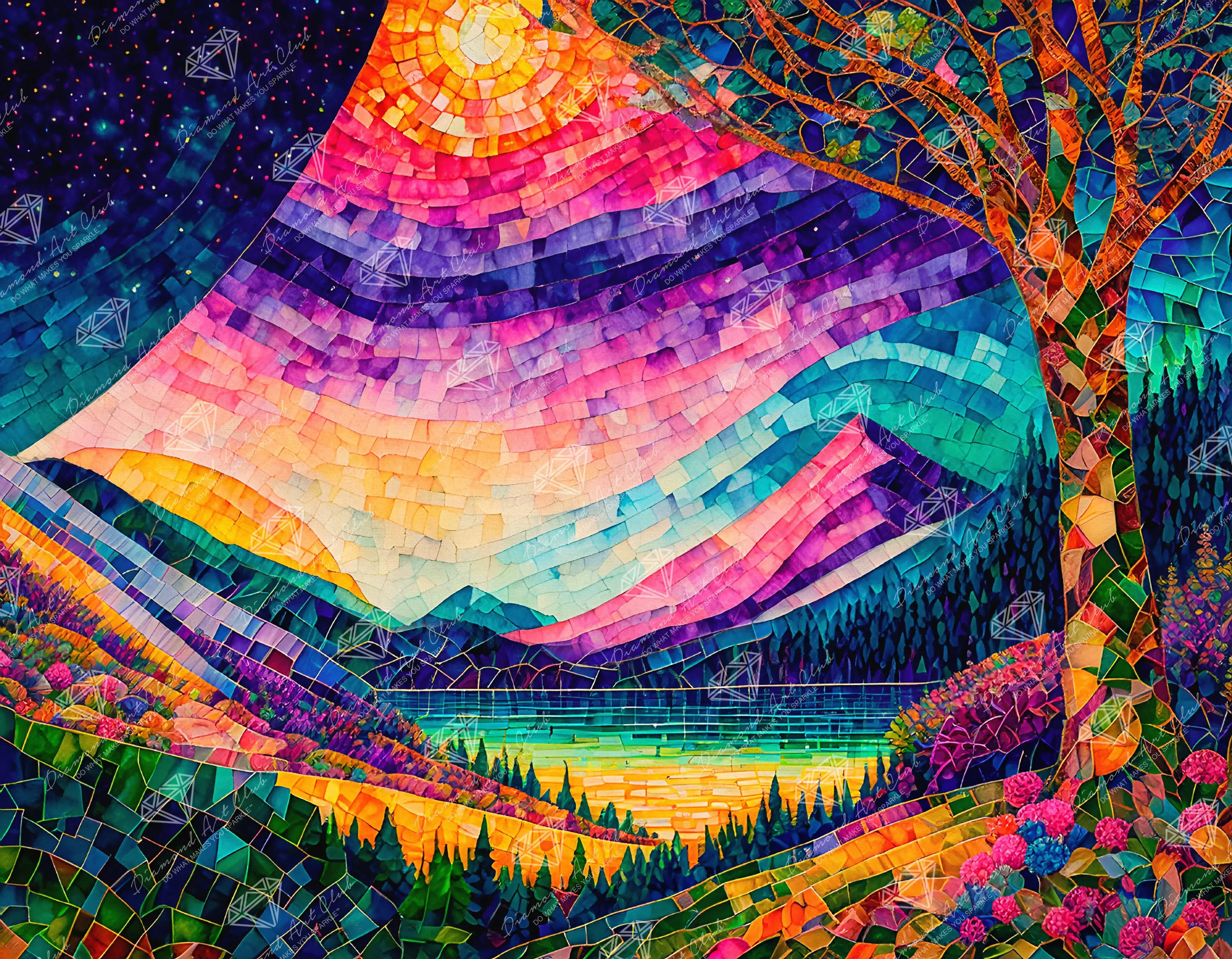 Magic Land Mosaic Landscape