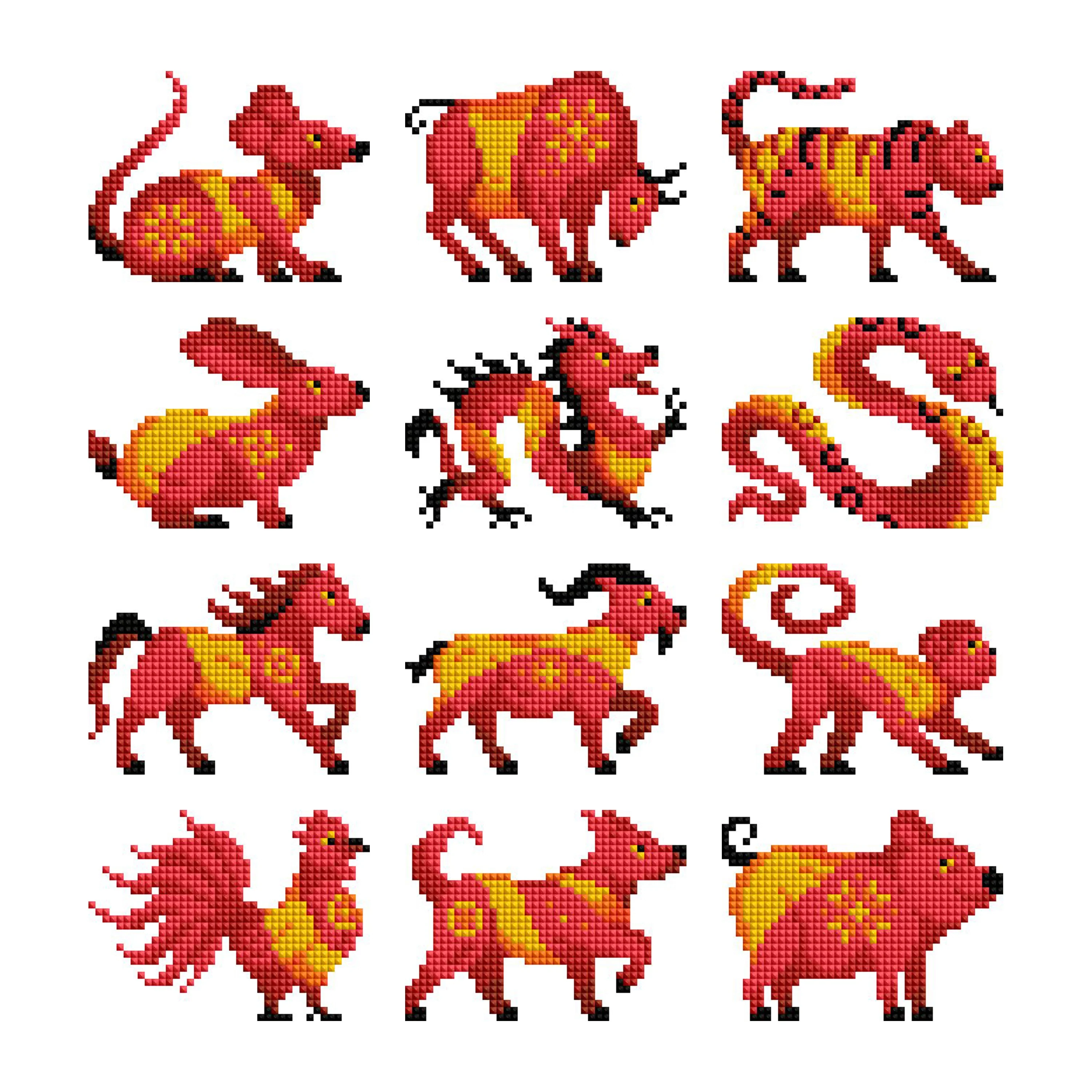Mini Dazzlesâ¢ - Chinese Zodiac