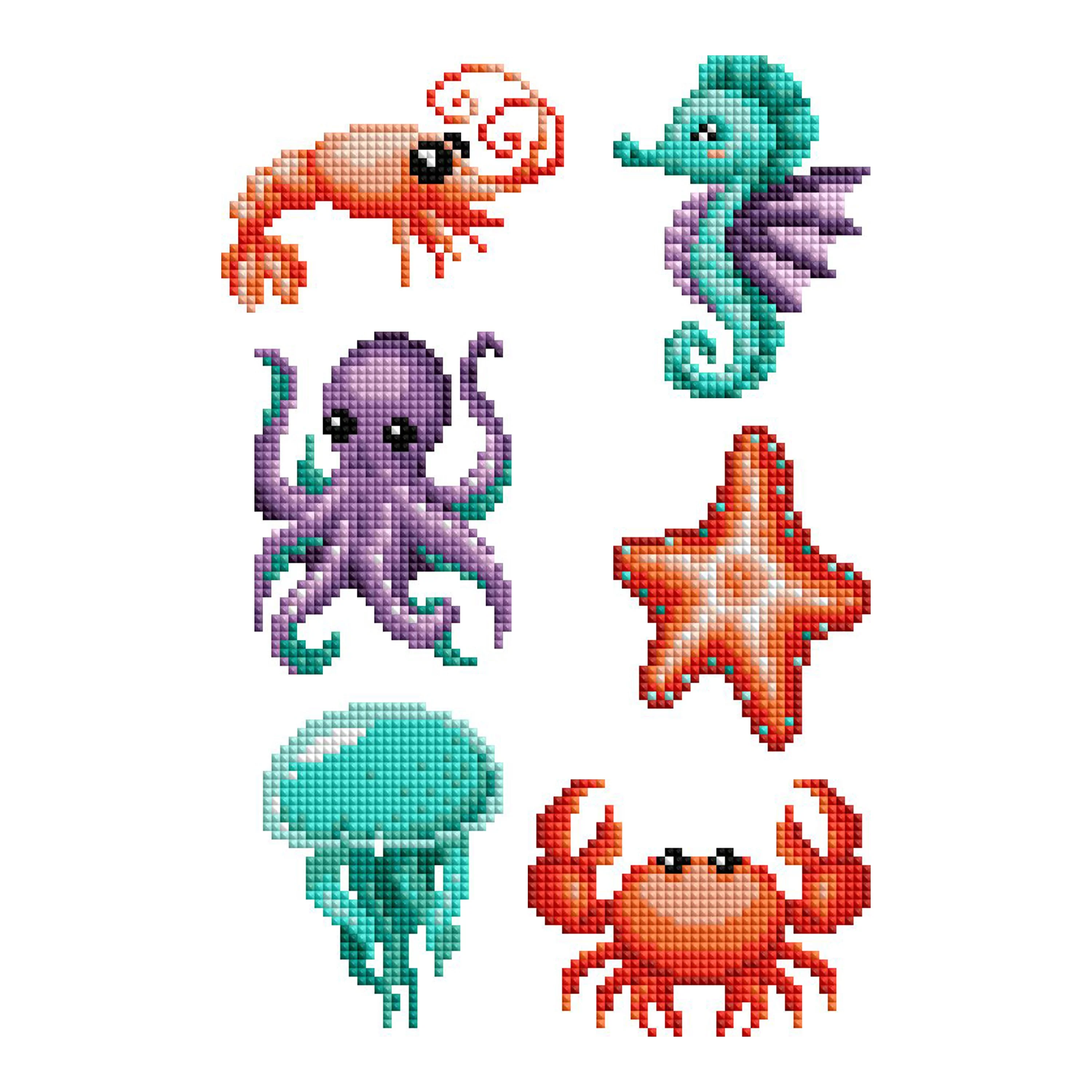 Mini Dazzlesâ¢ - Sea Creatures