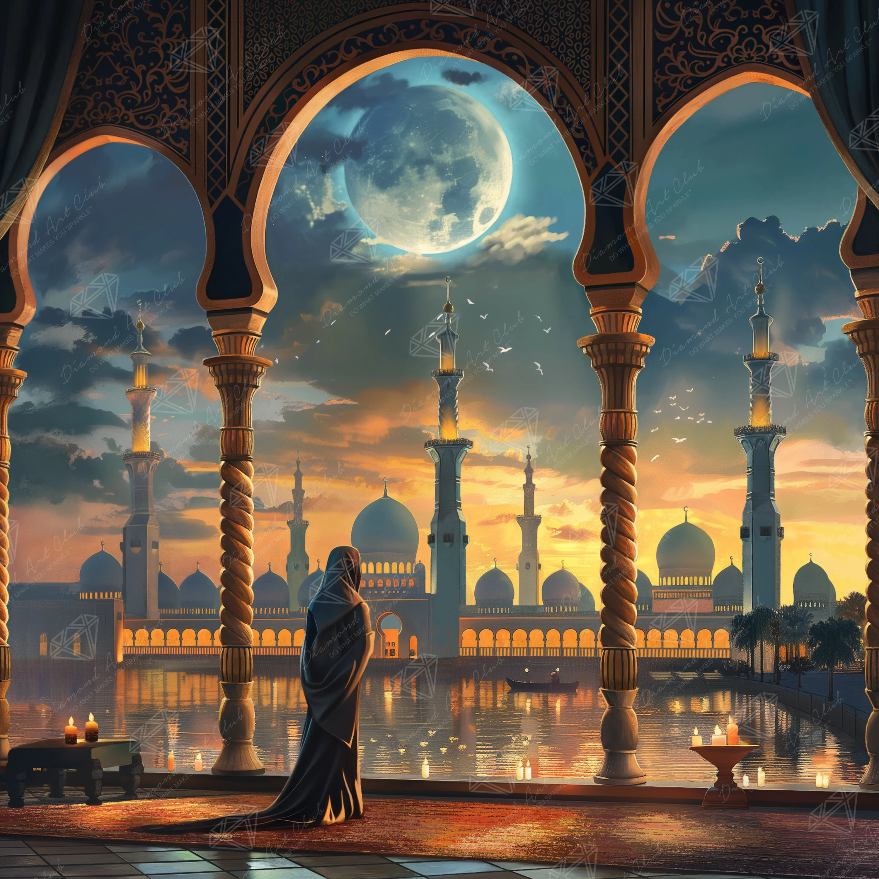Moonlit Temple