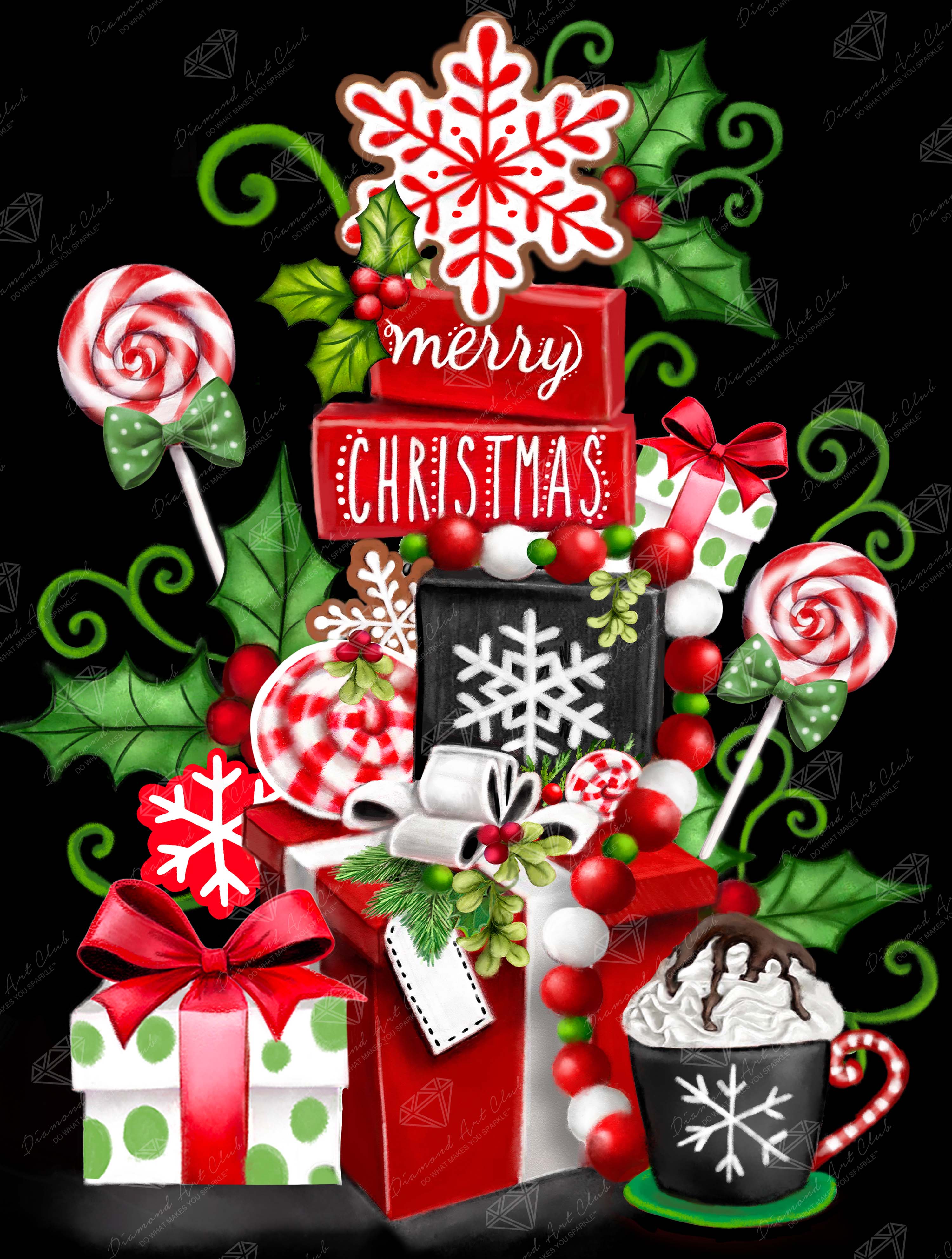 Peppermint Christmas Stack