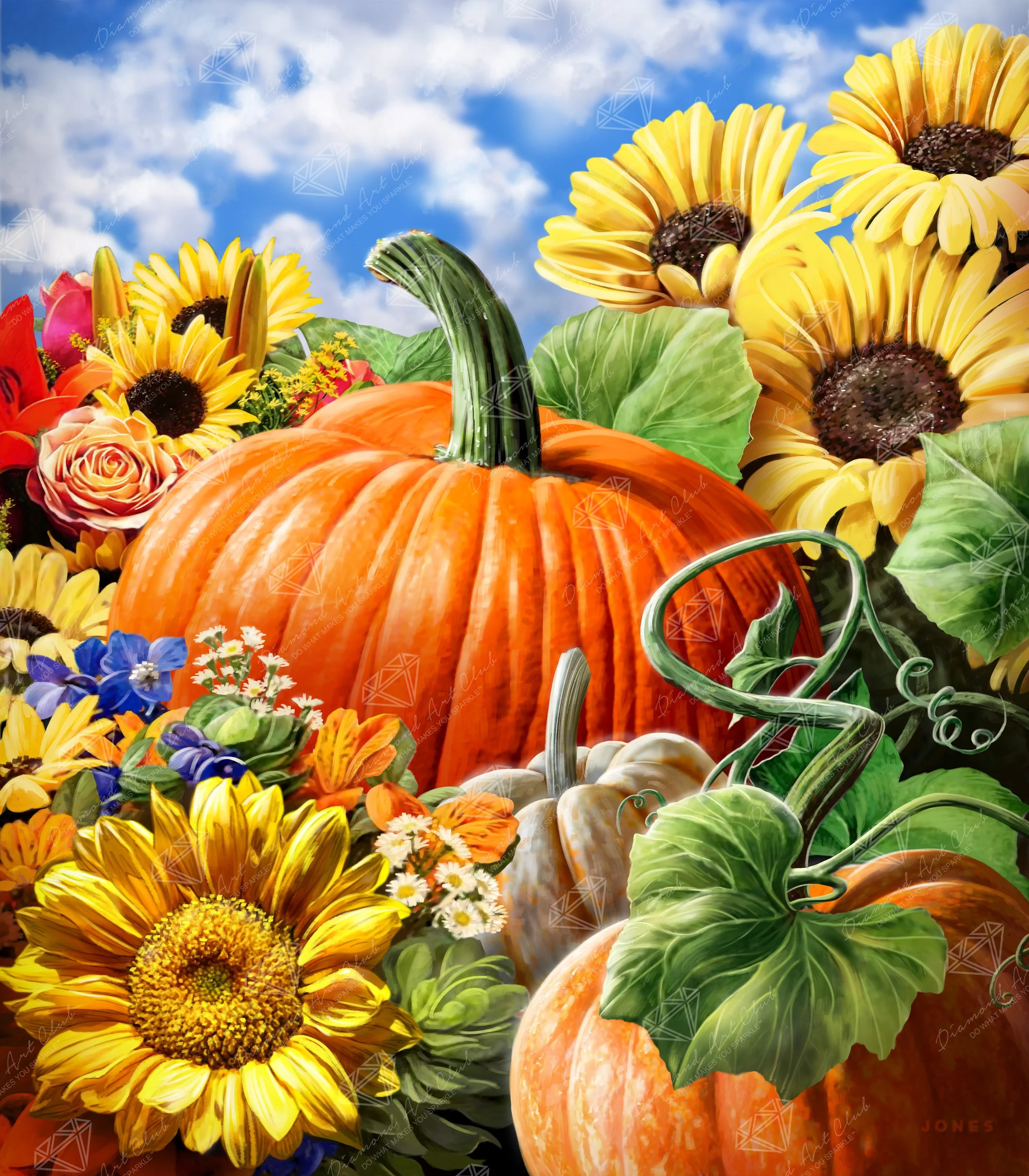 Pumpkins & Sunflowers