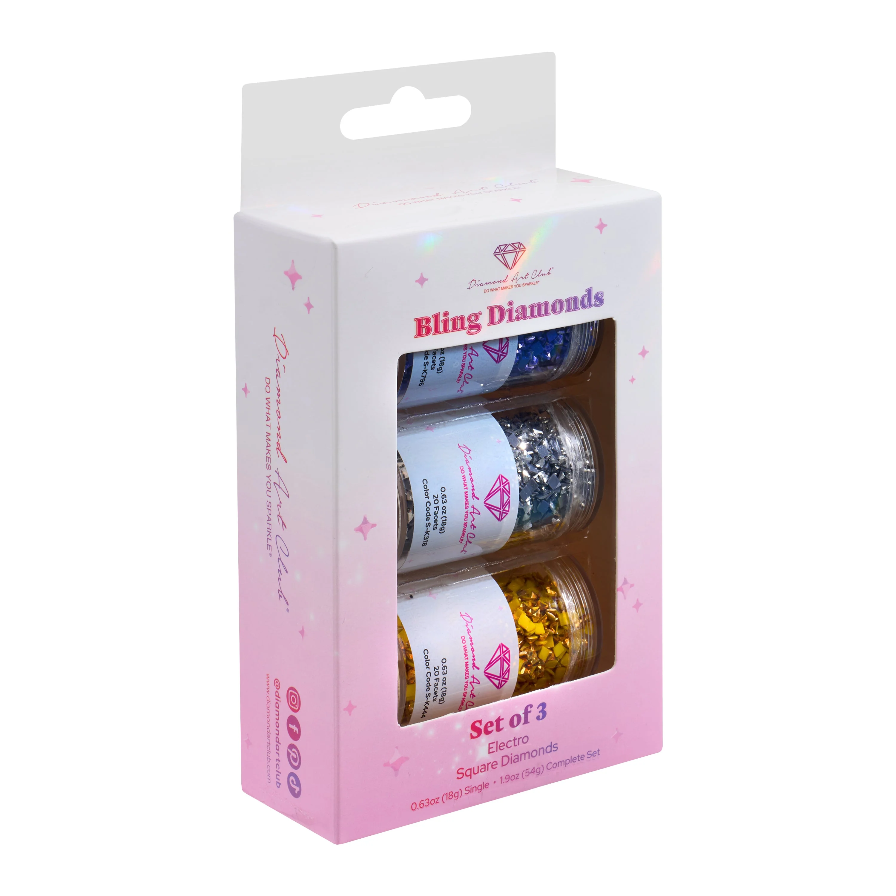 Electro DiamondÂ® - Square (Set of 3)