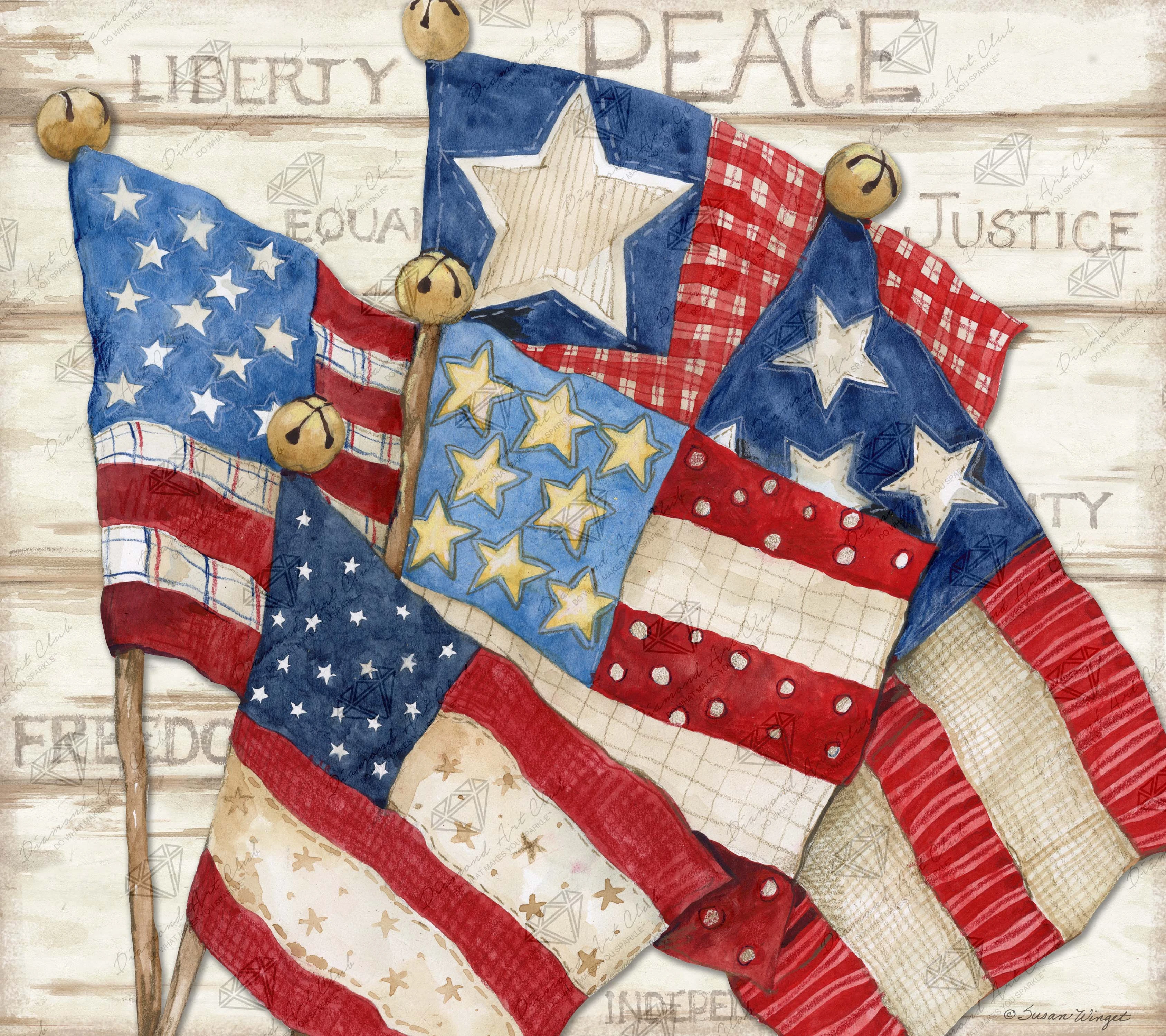 Quilted Flags