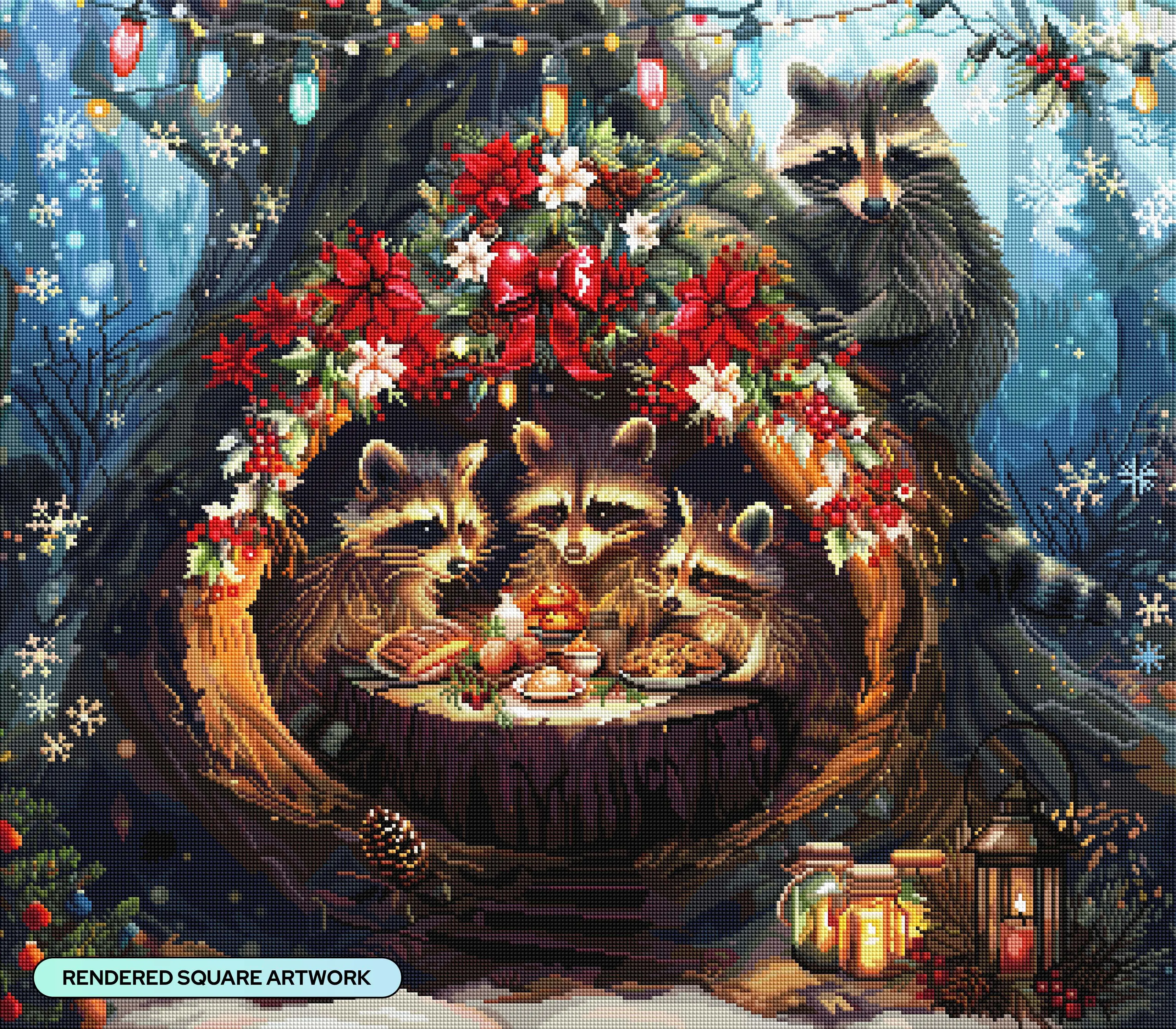 Raccoon Christmas