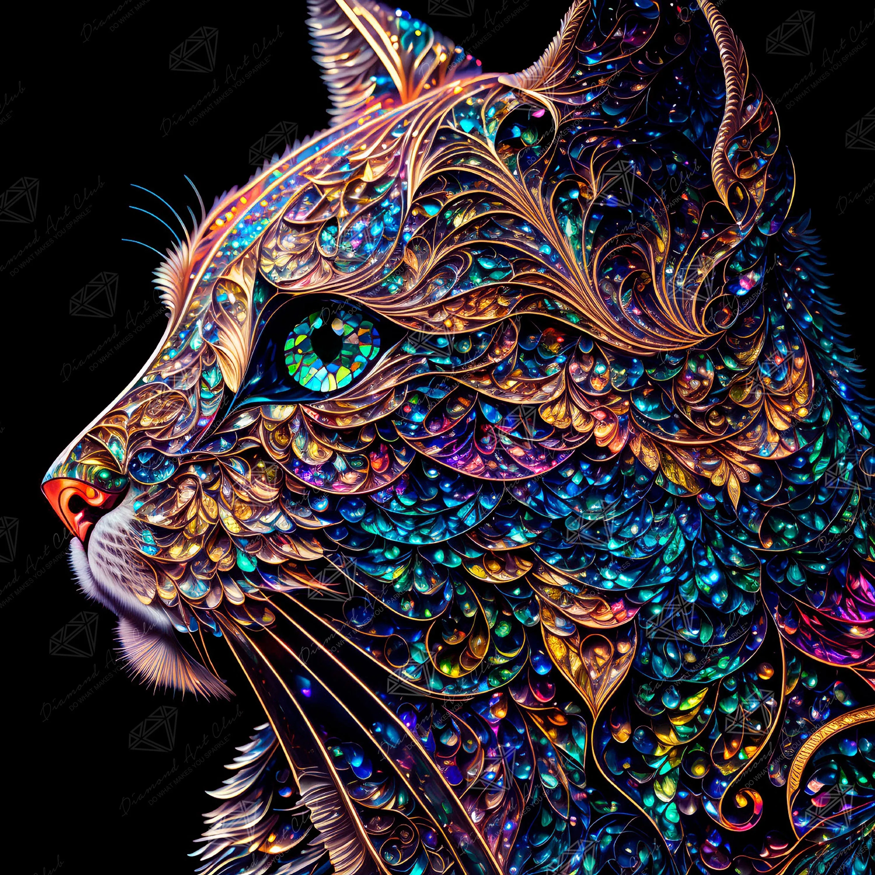 Sam the Stained Glass Cat