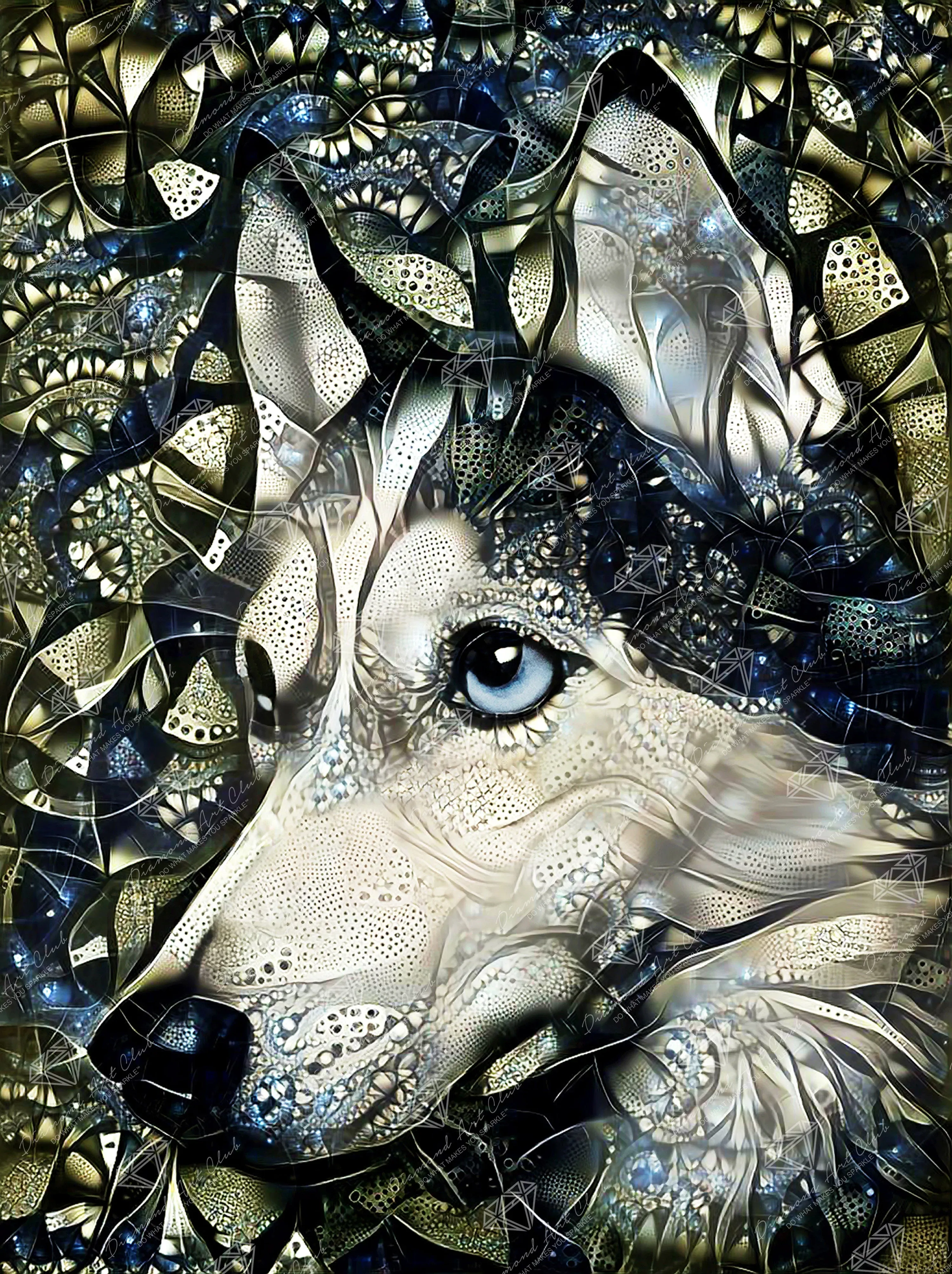 Silver Husky Dog