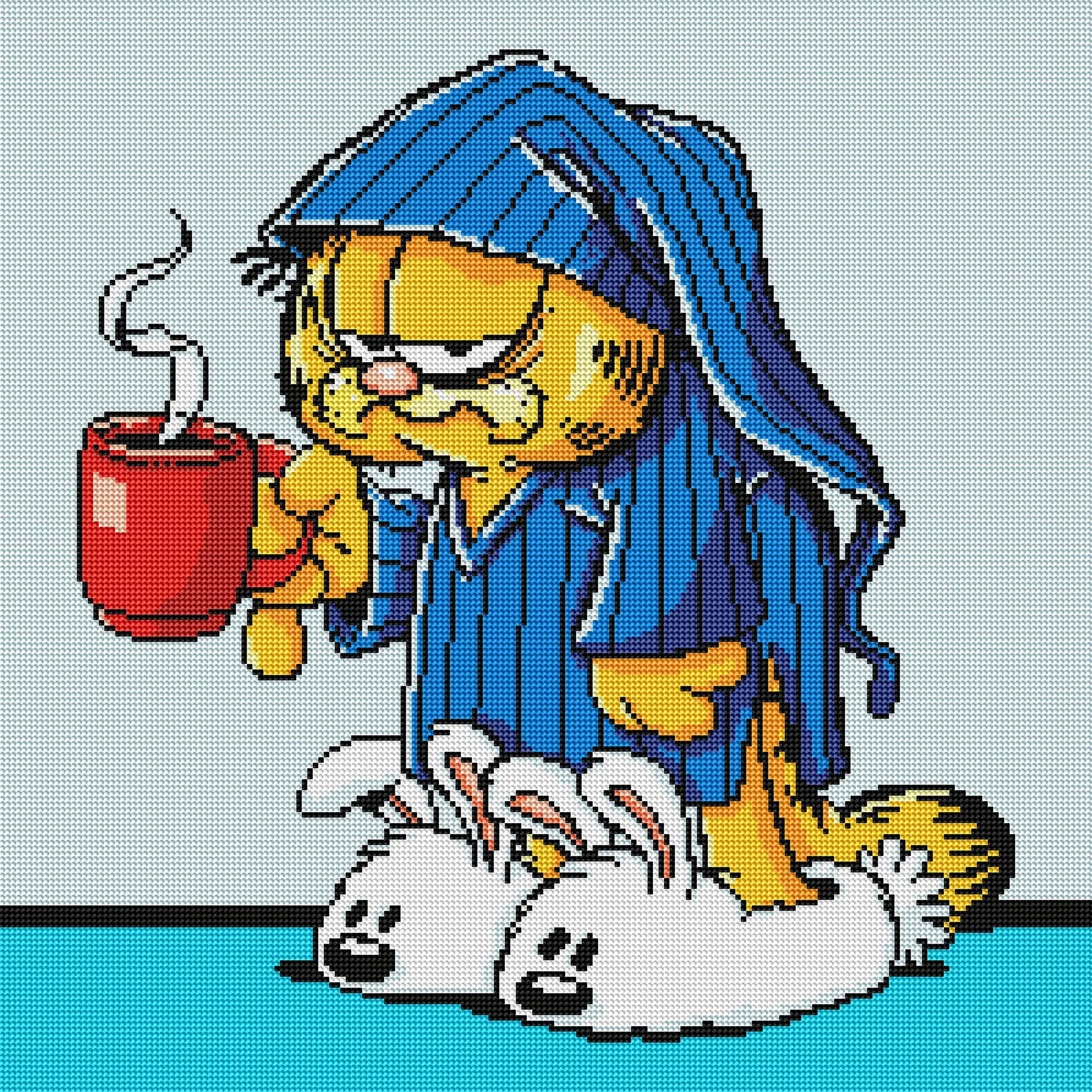 Sleepy and Grumpy Cat