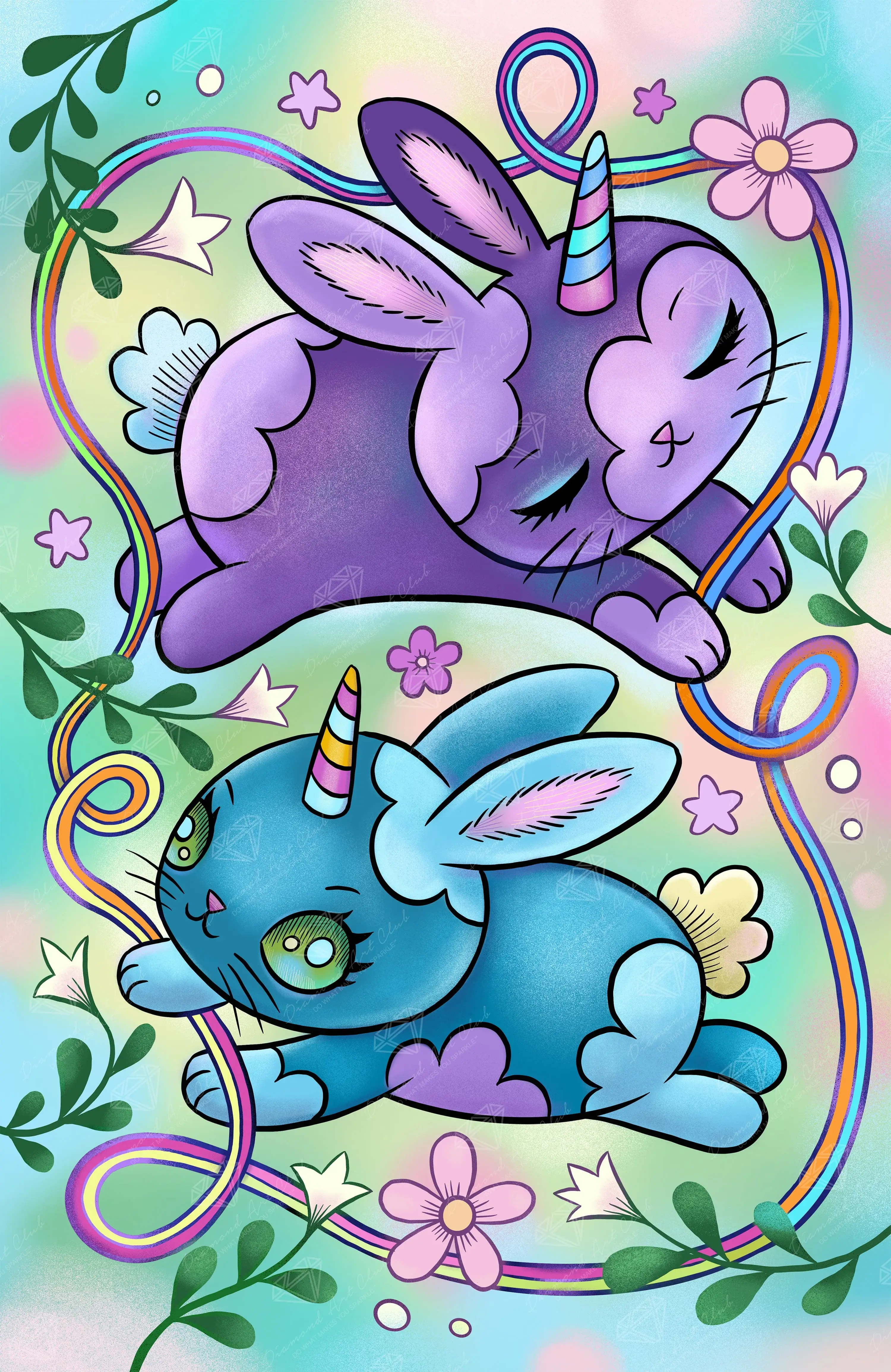 Spring Unicorn Bunnies
