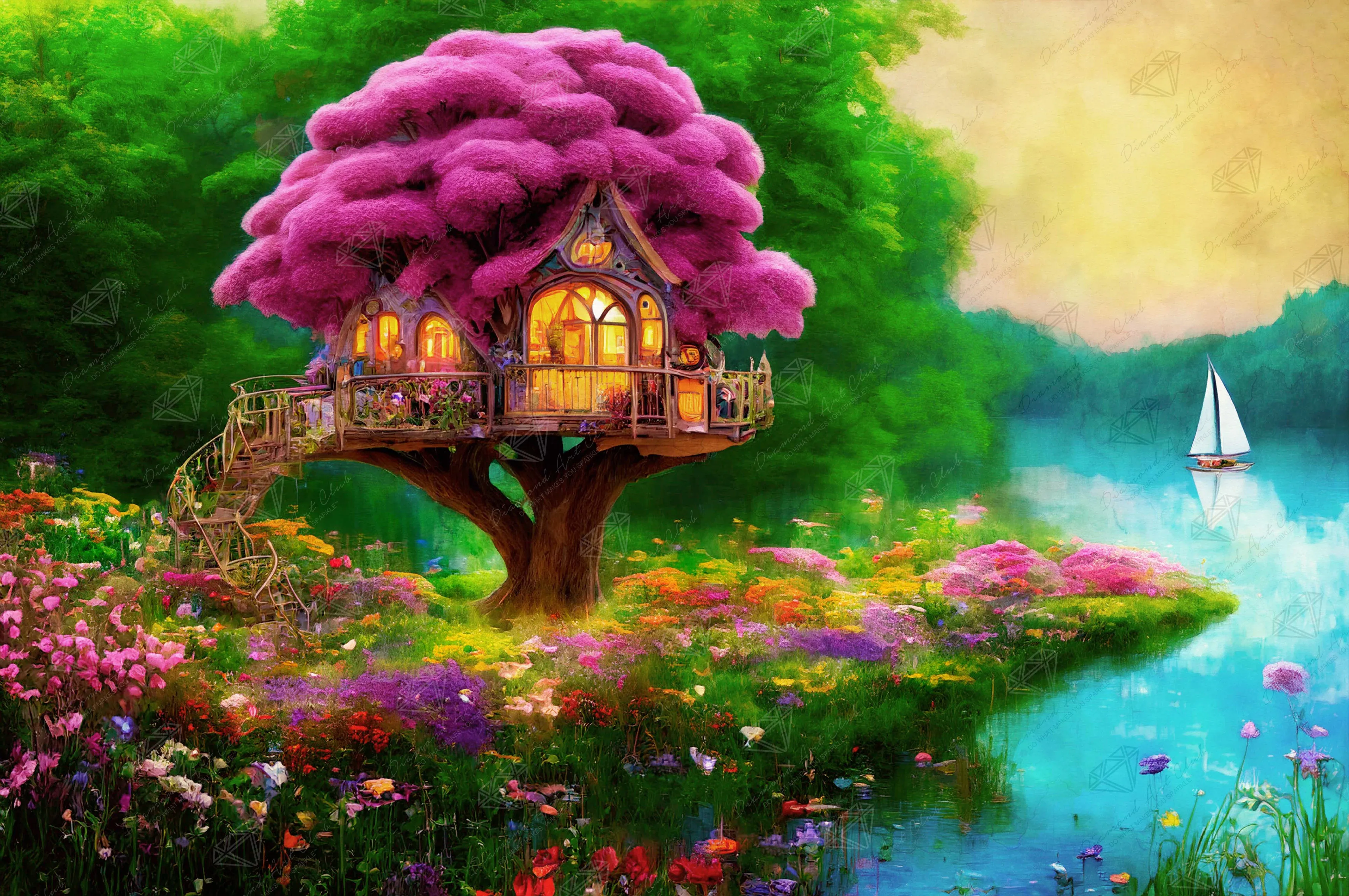 Summer by the Lake Treehouse