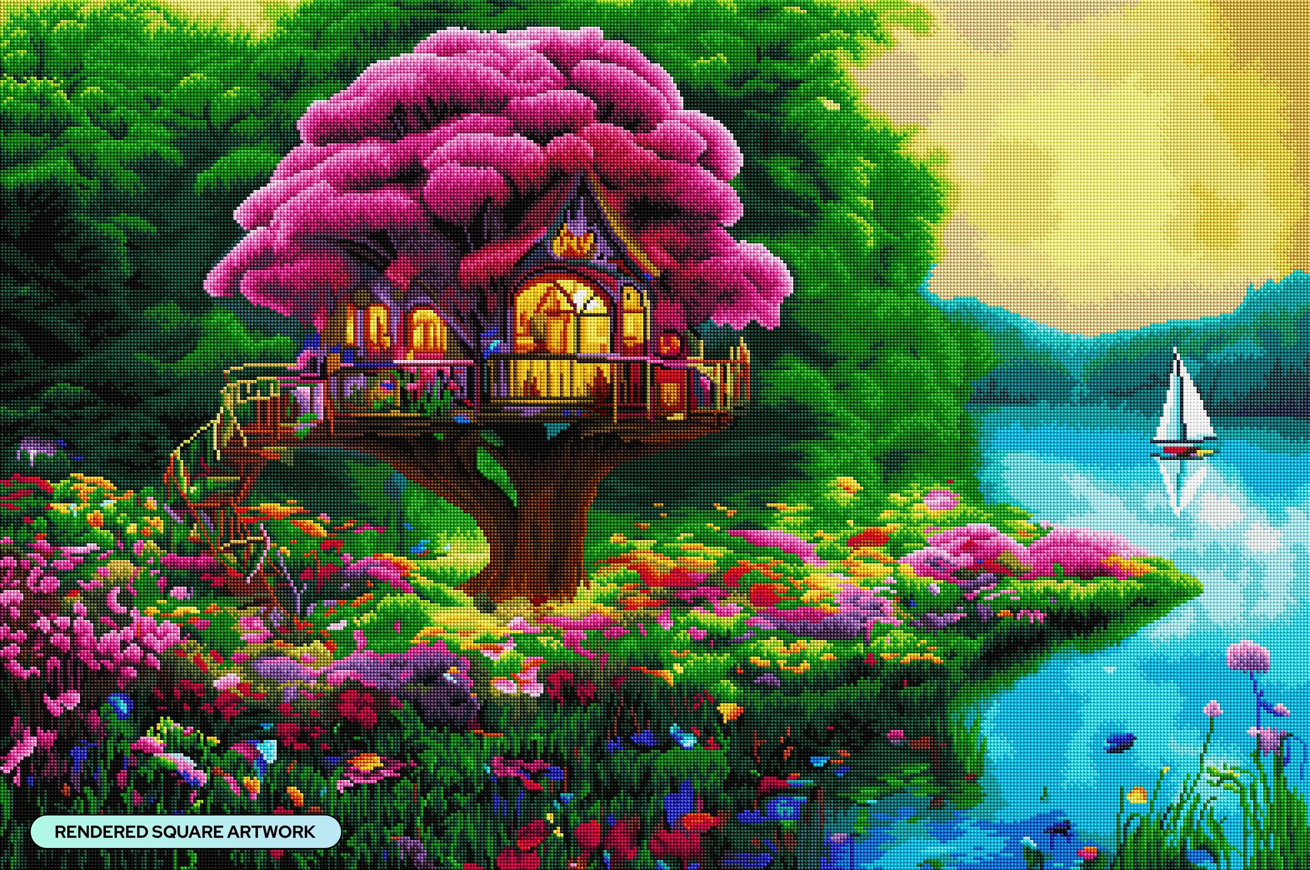 Summer by the Lake Treehouse