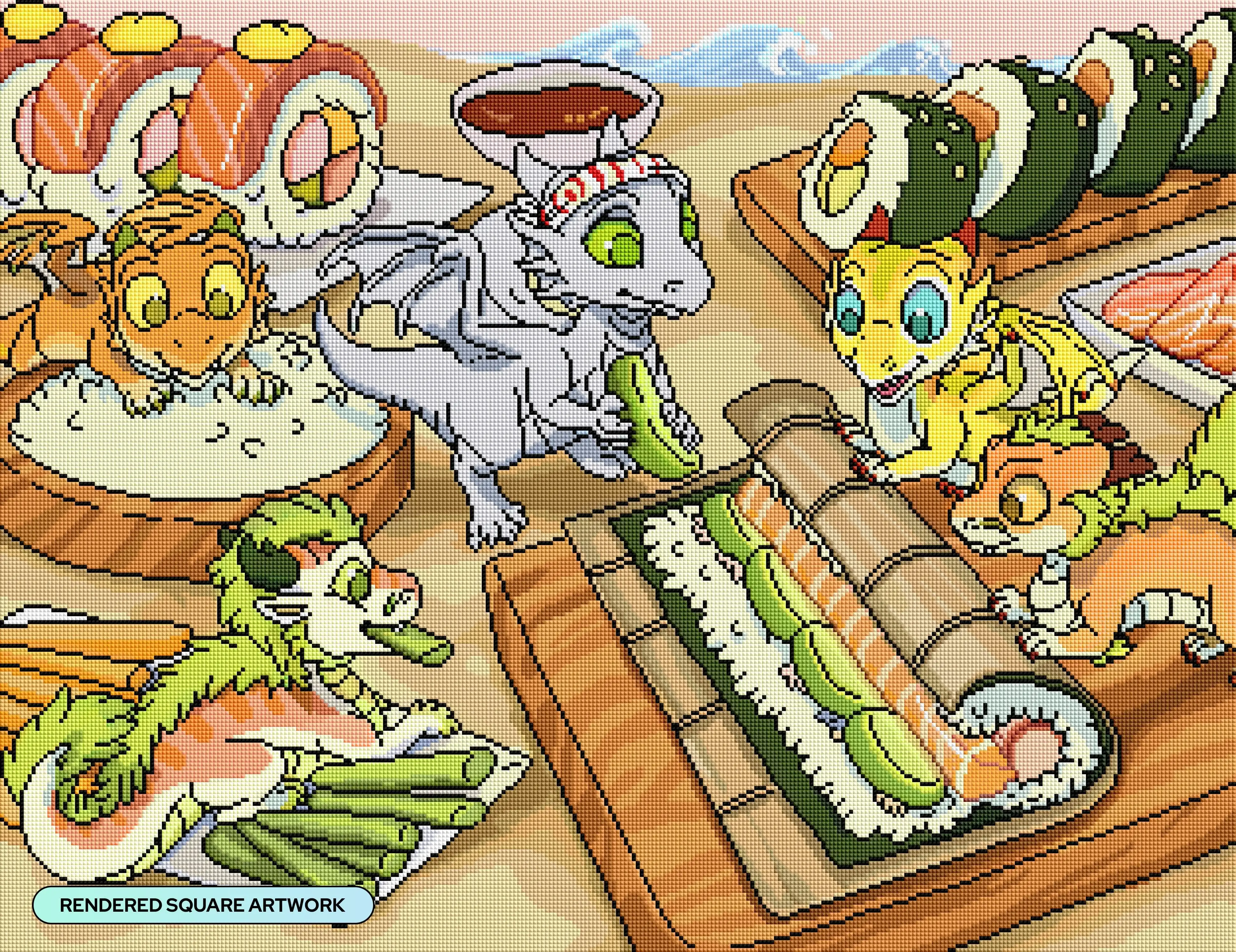 Sushi Whelps Making Sushi