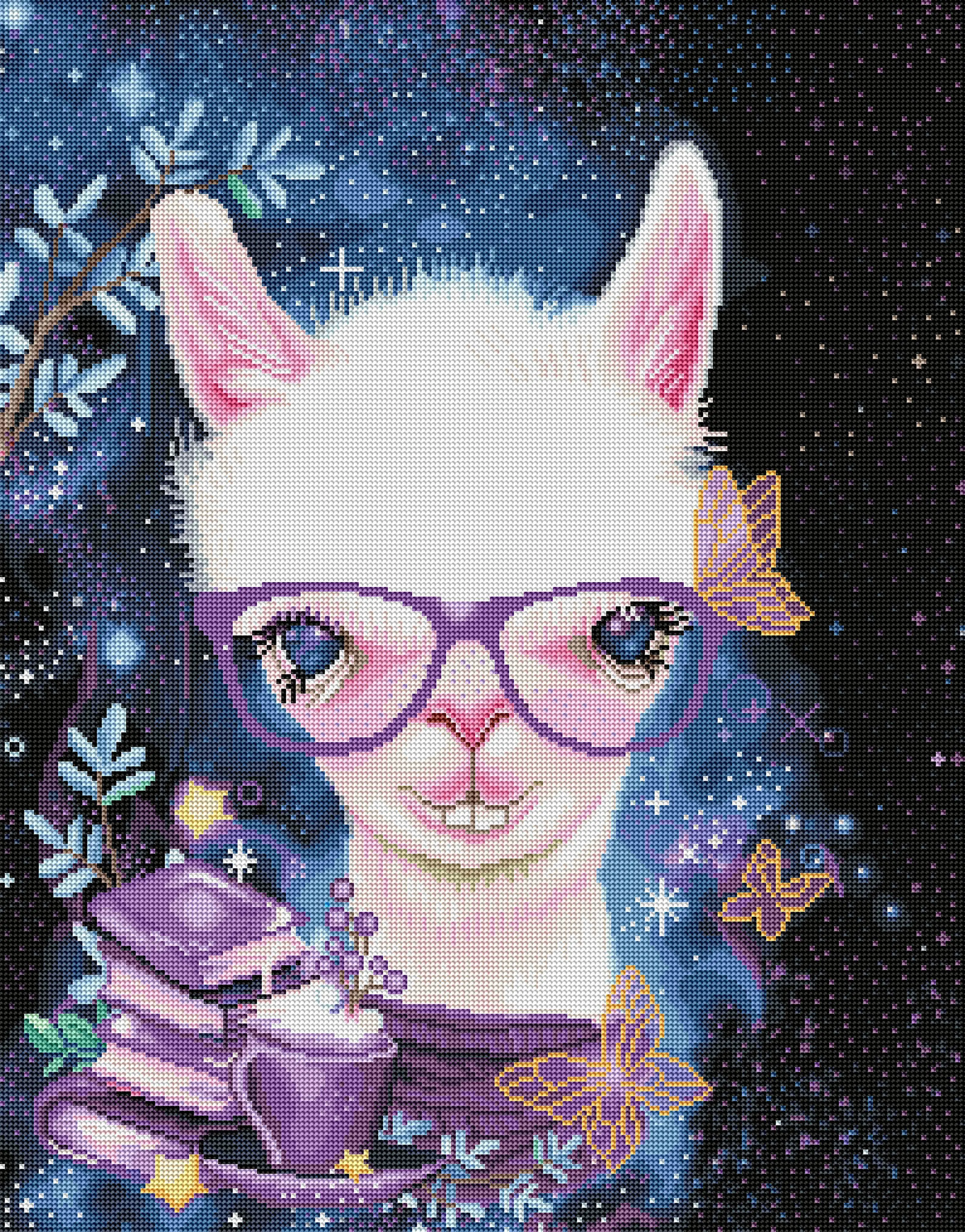 Tea and Books Llama