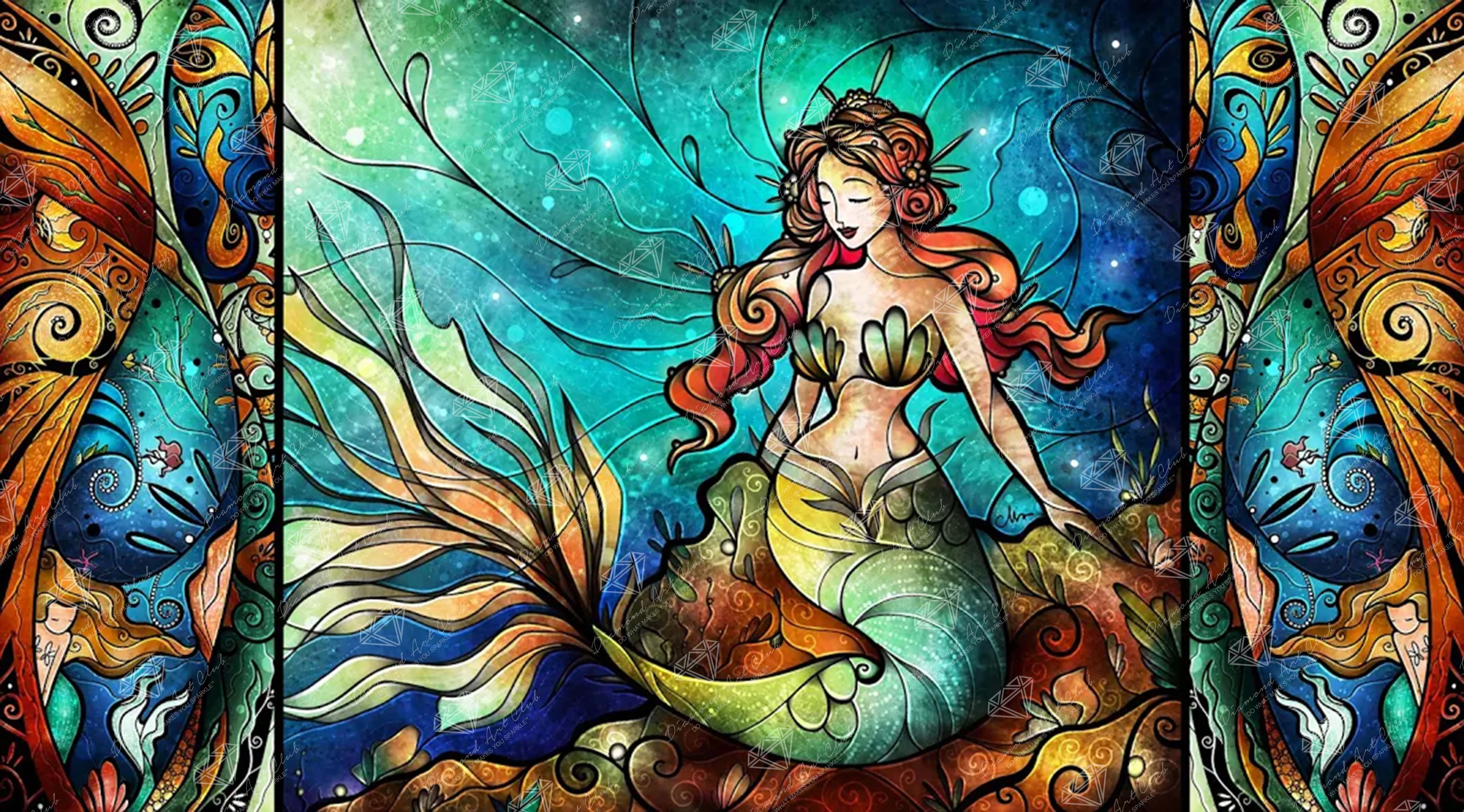 The Serene Siren Triptych