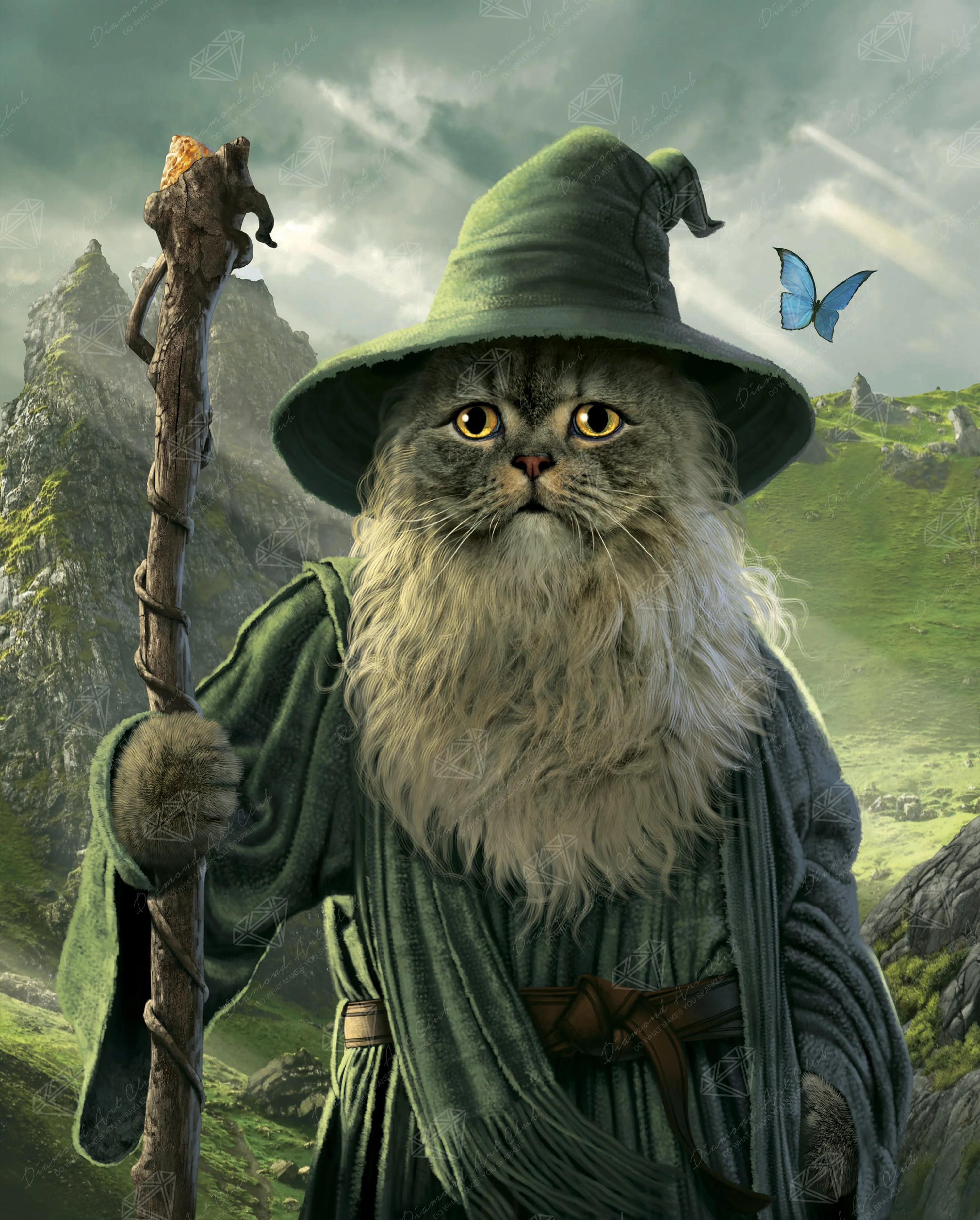 The Wise Cat Wizard