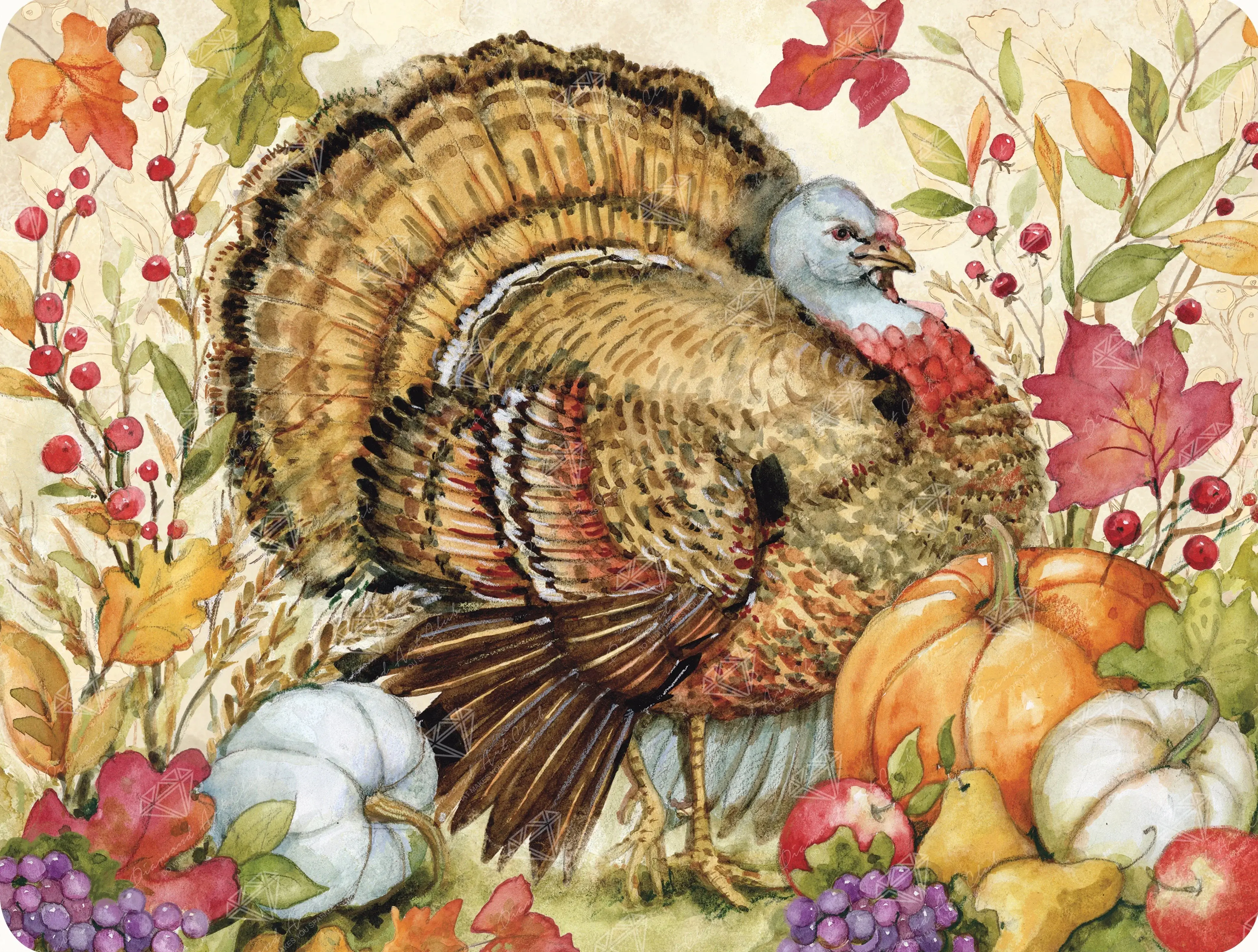 Turkey & Pumpkins