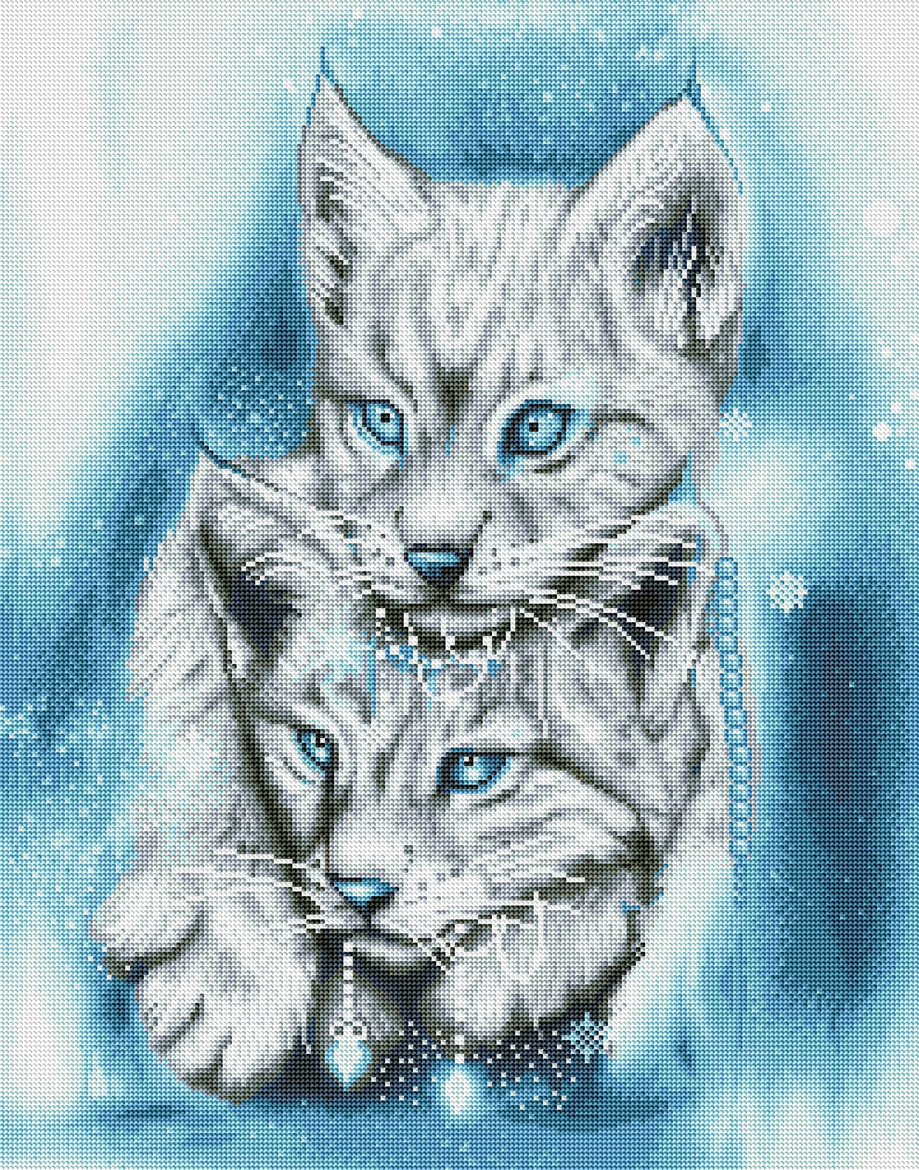 Blue Winter Lynx