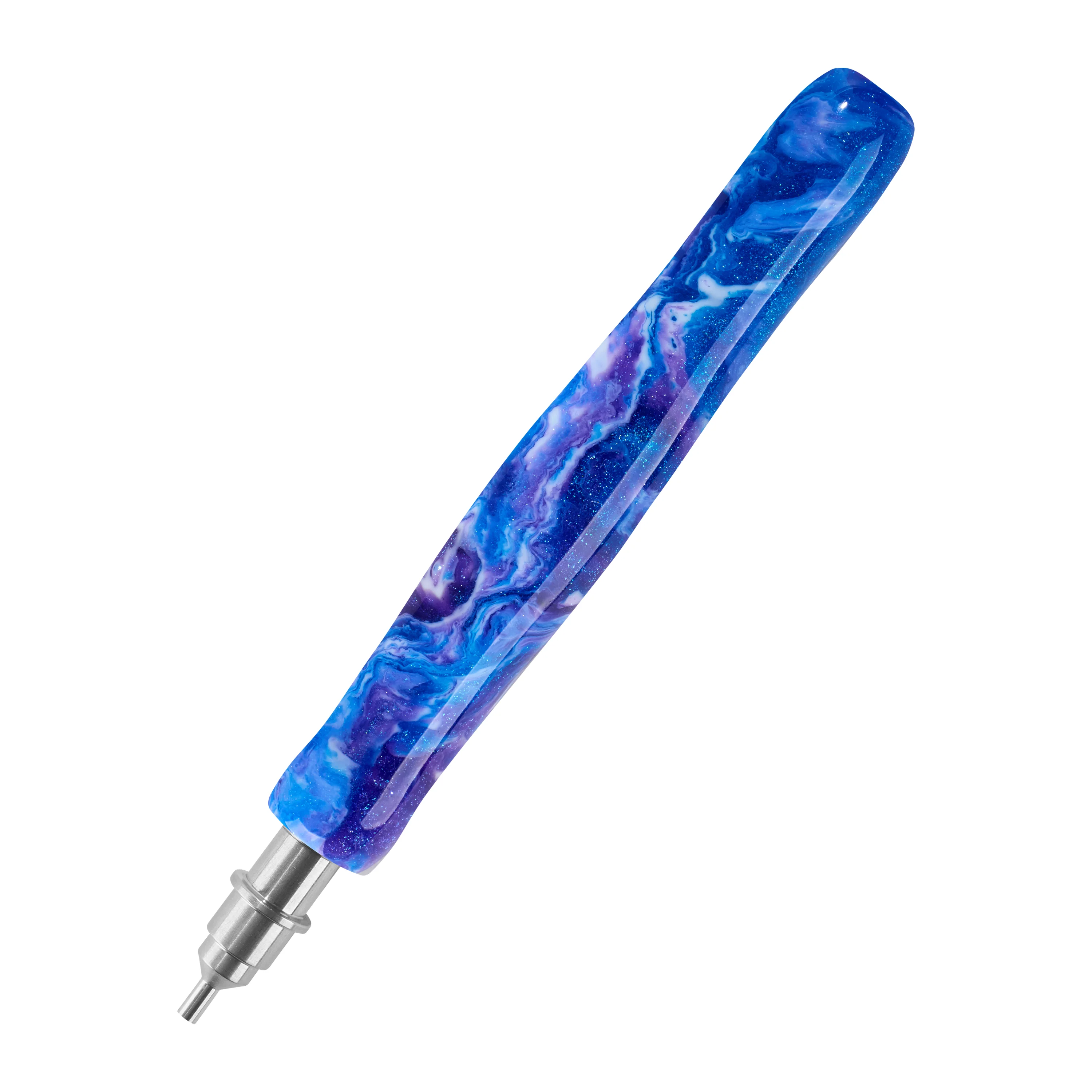Twist And Pick Premium Pen - Cyan Calypso Swirl