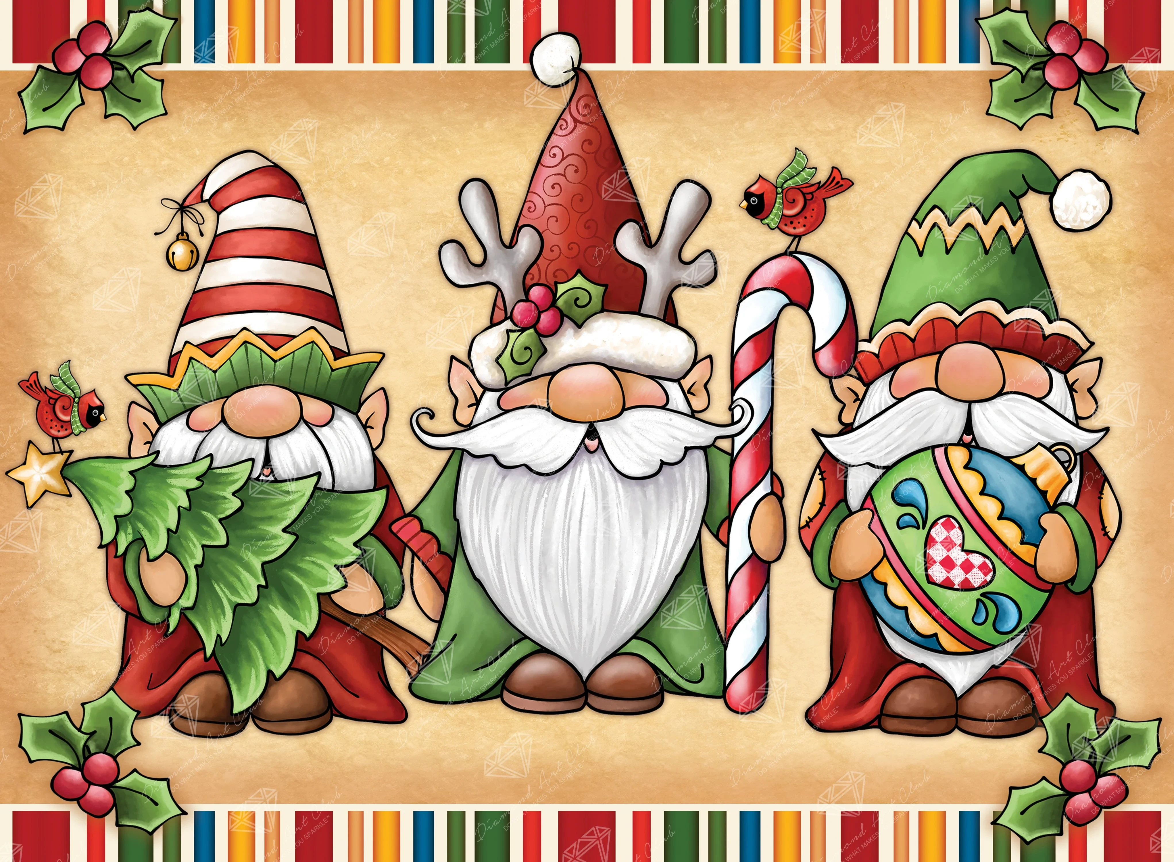 Christmas Gnome Trio