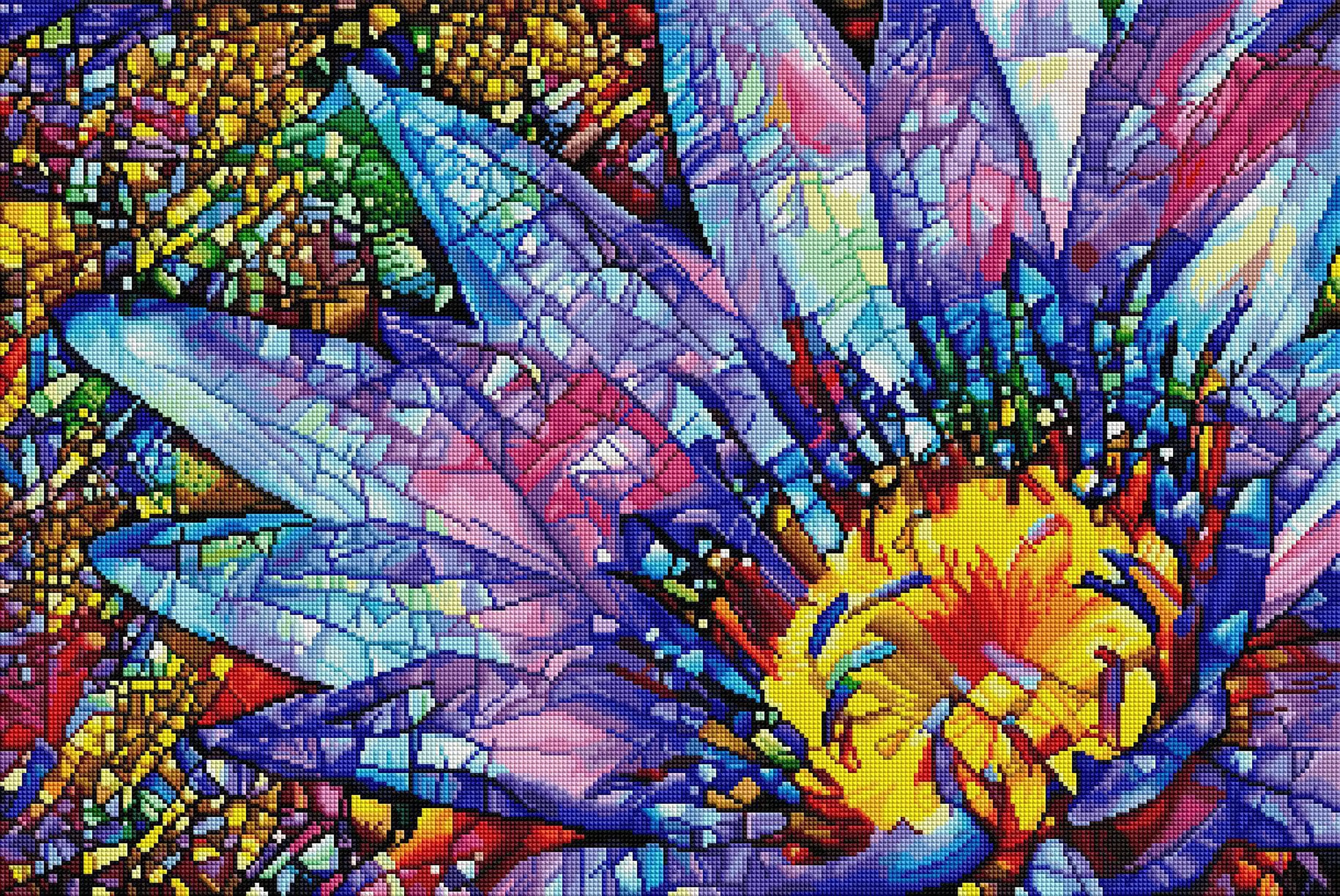 Clematis Stained Glass
