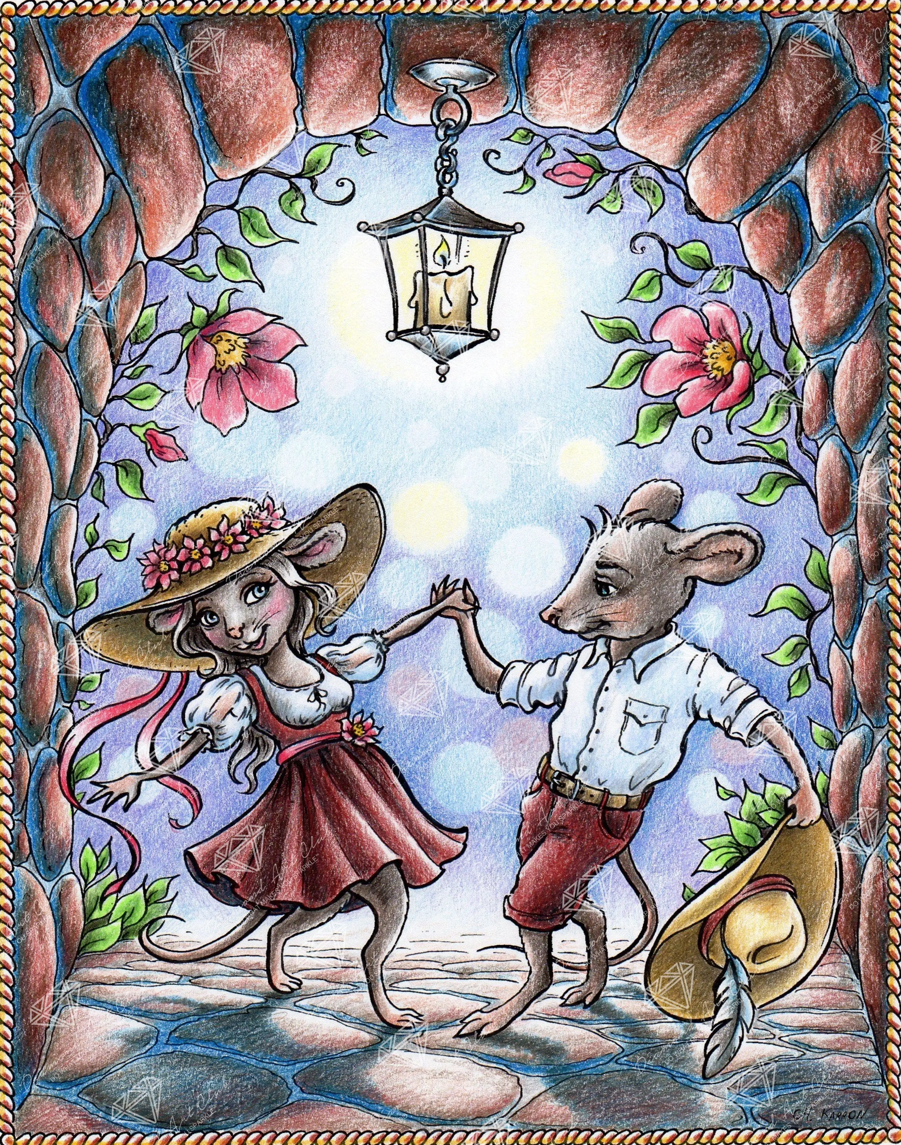 Dancing Mouse Couple